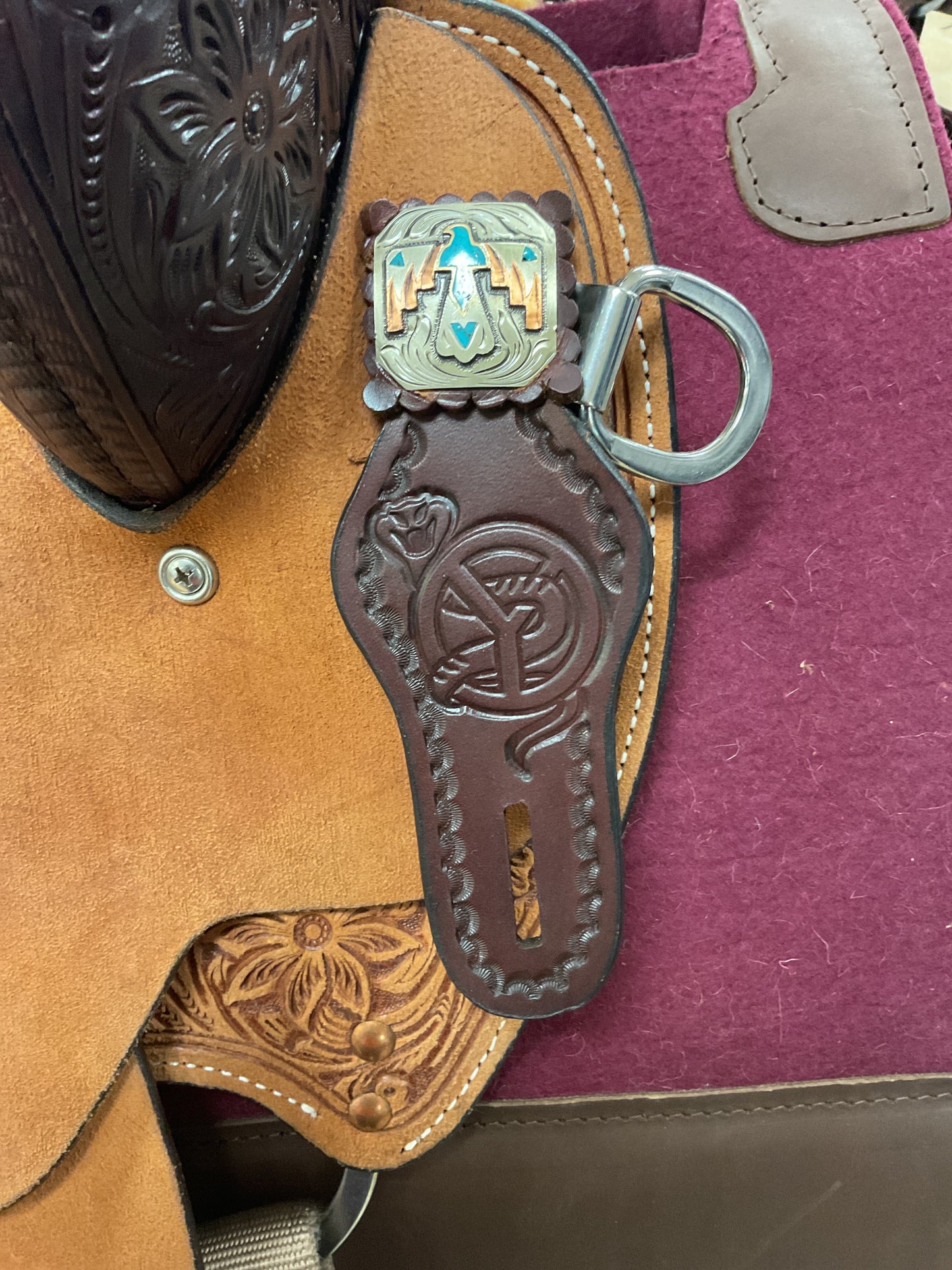 Circle Y Great Oak Barrel Saddle