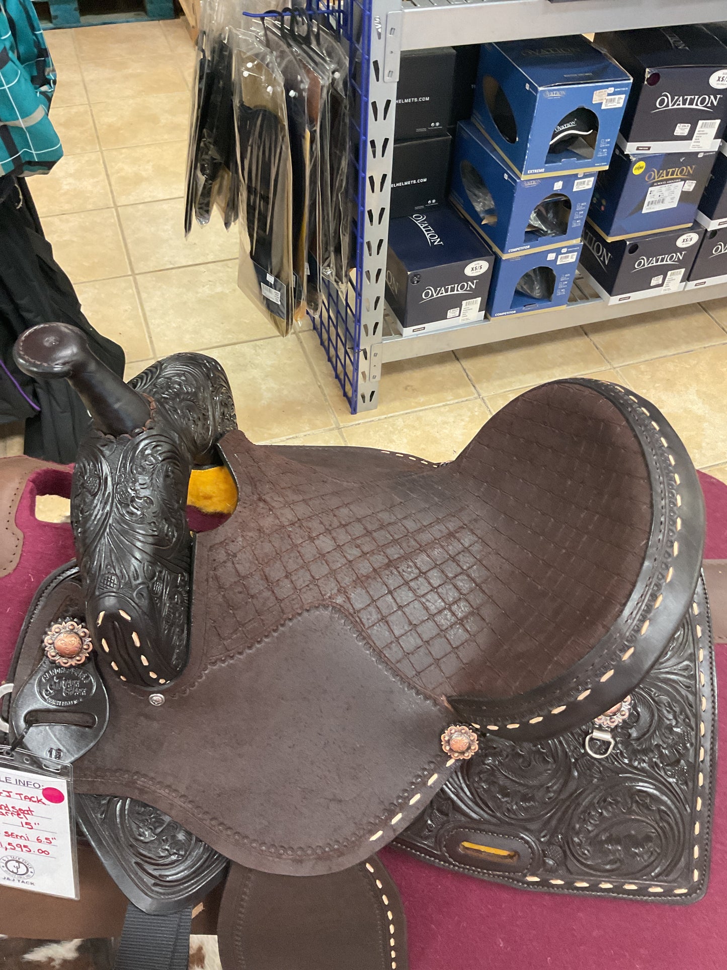 J&J Hard Seat Barrel Saddle
