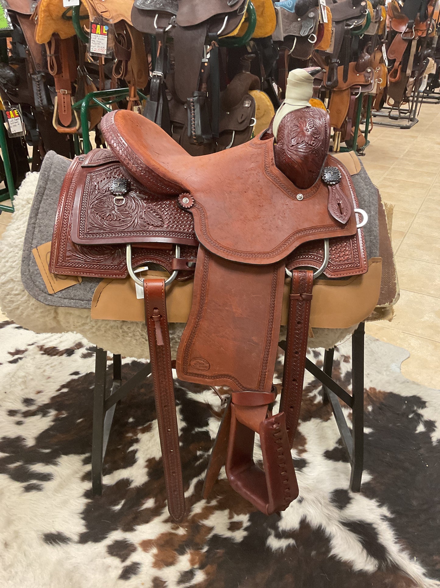 J&J Hardseat Calf Roper