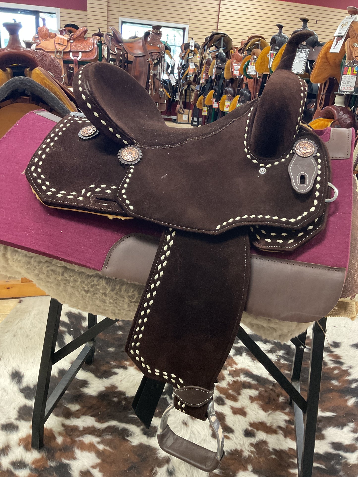 Used Whinneywear Barrel Saddle