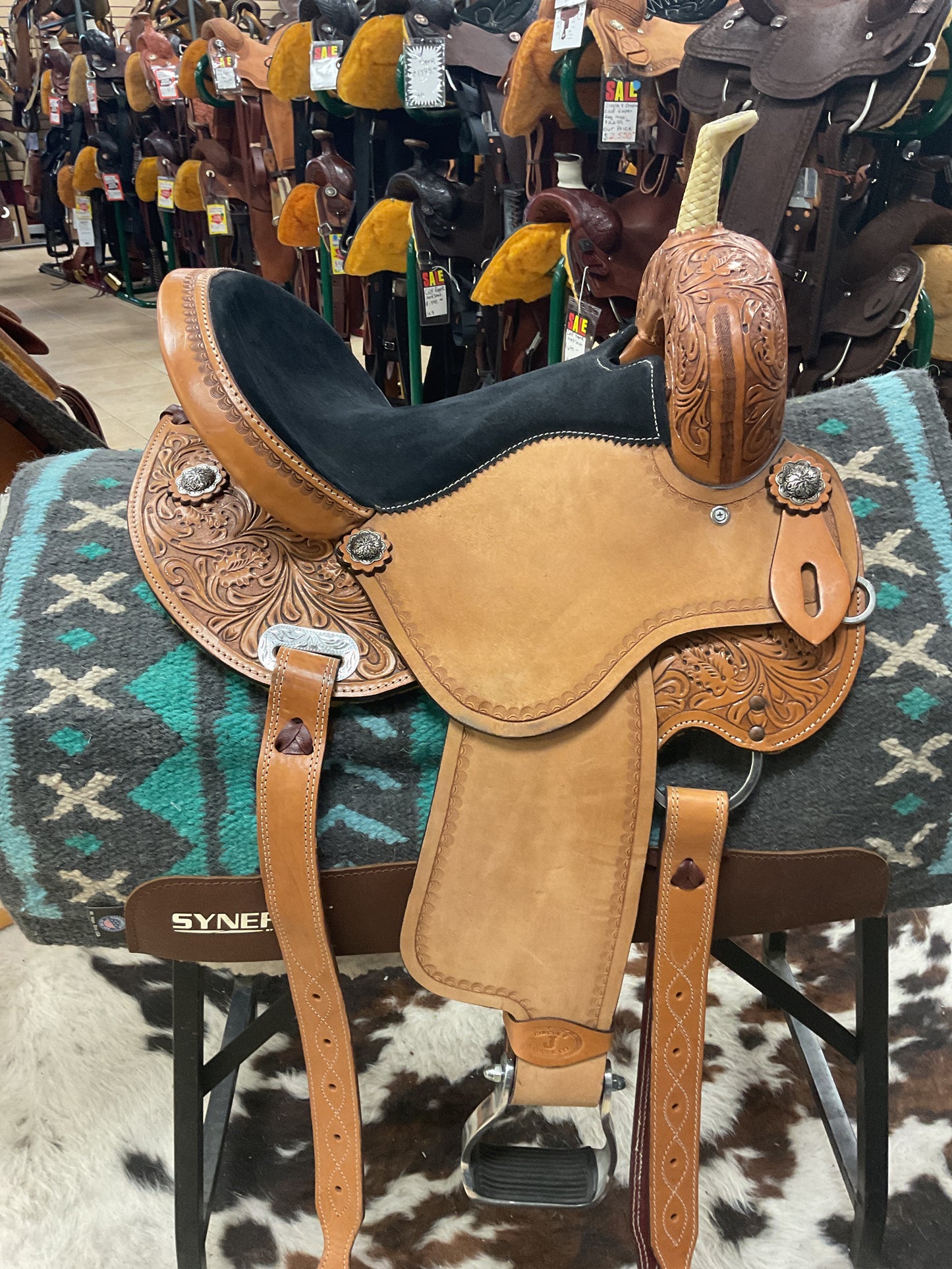 Circle J Barrel Saddle