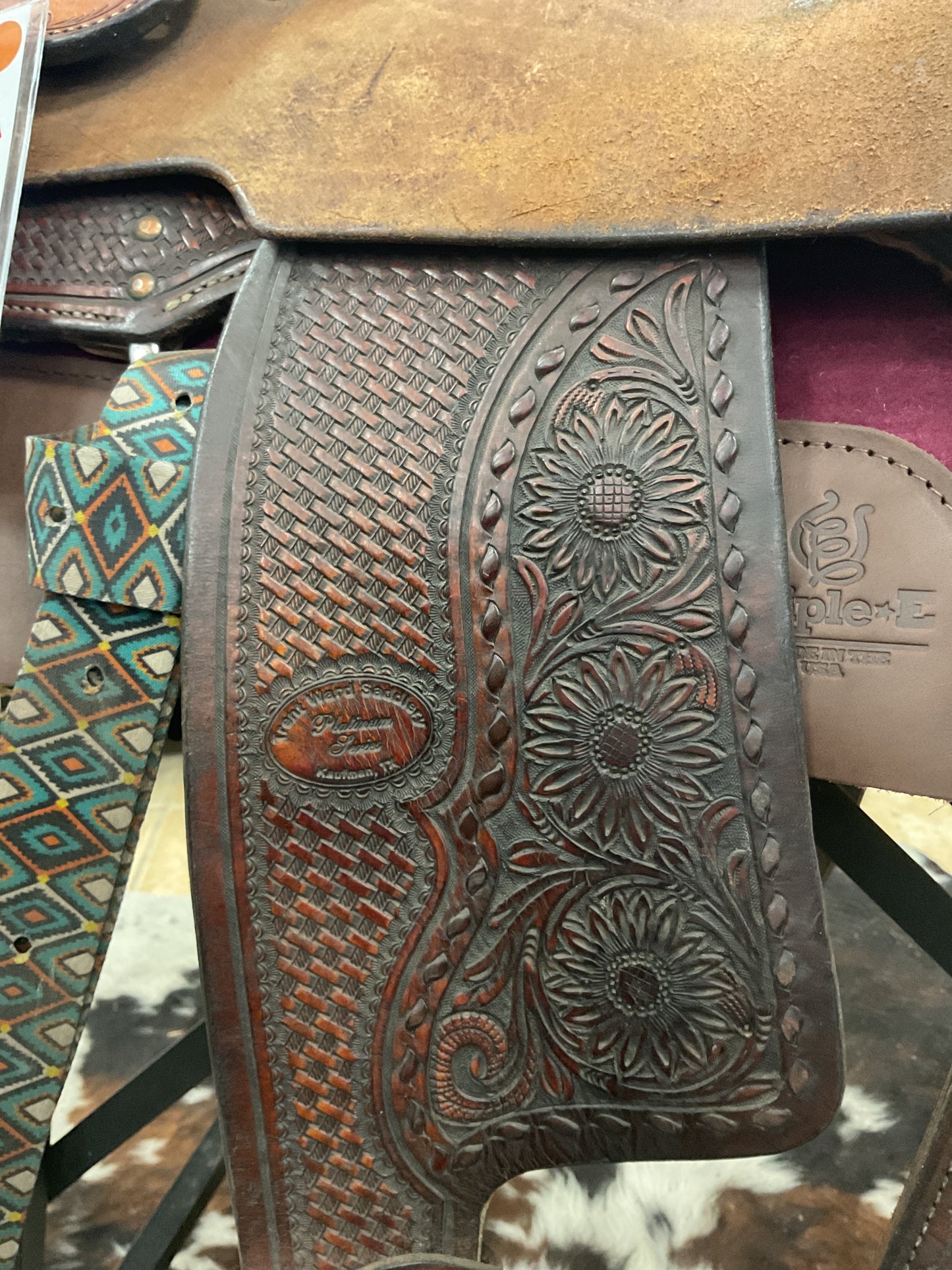 Used Trent Ward Platinum Barrel Saddle