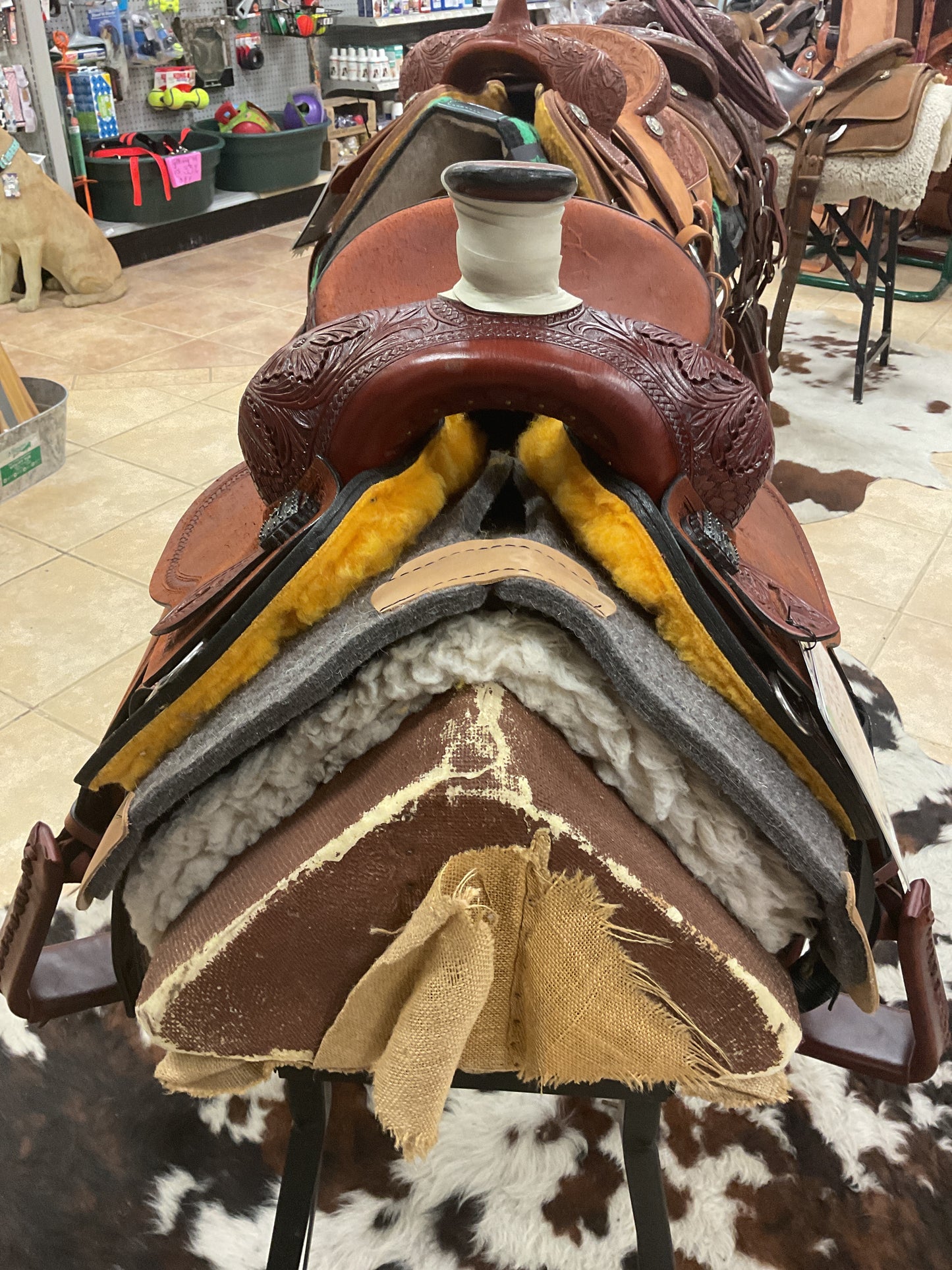 J&J Hardseat Calf Roper