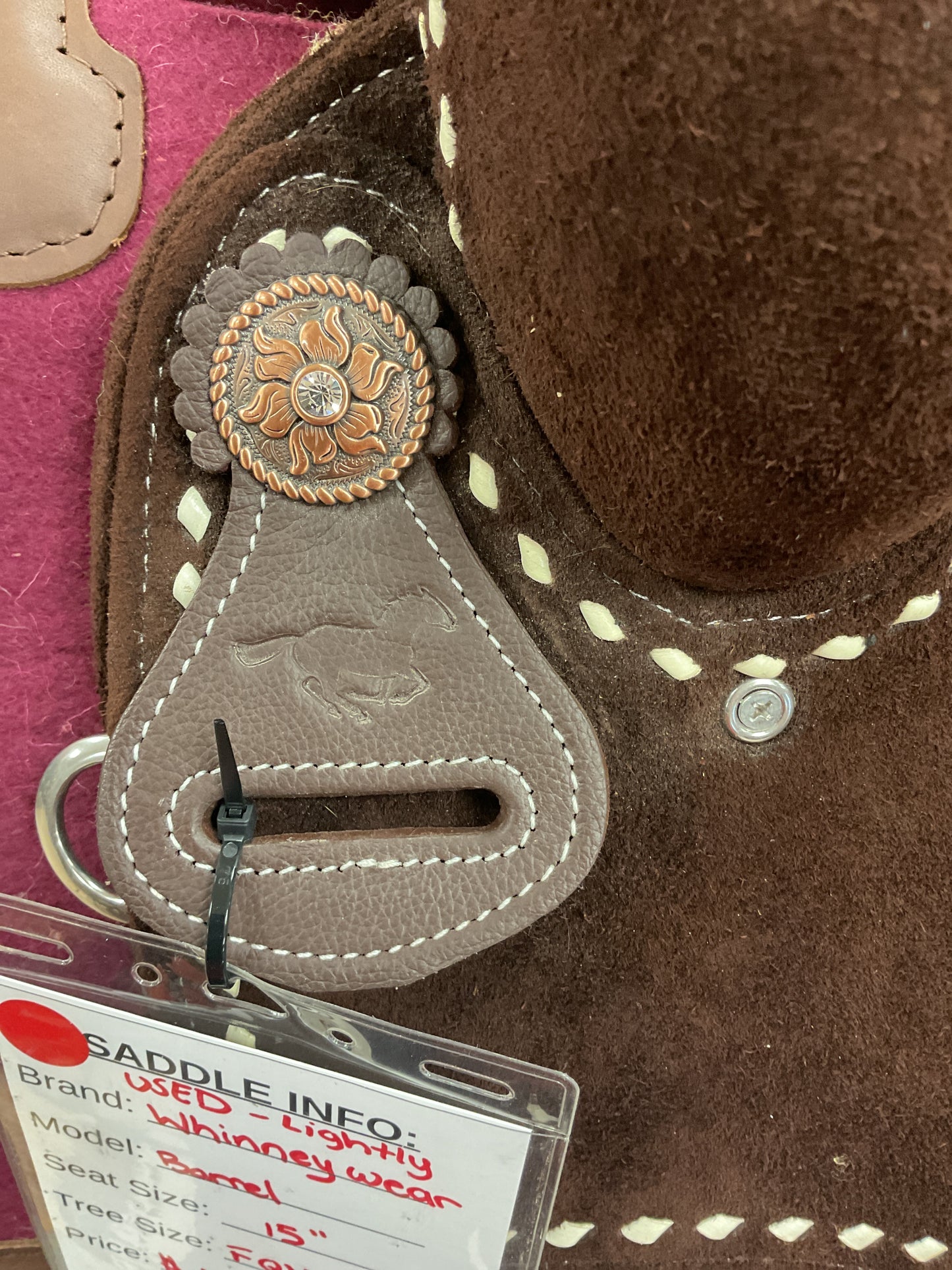 Used Whinneywear Barrel Saddle