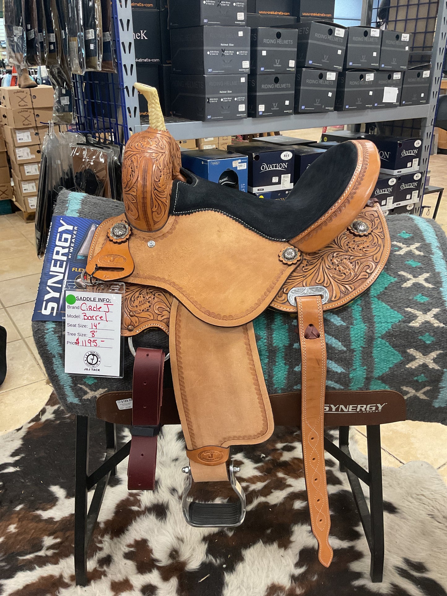 Circle J Barrel Saddle