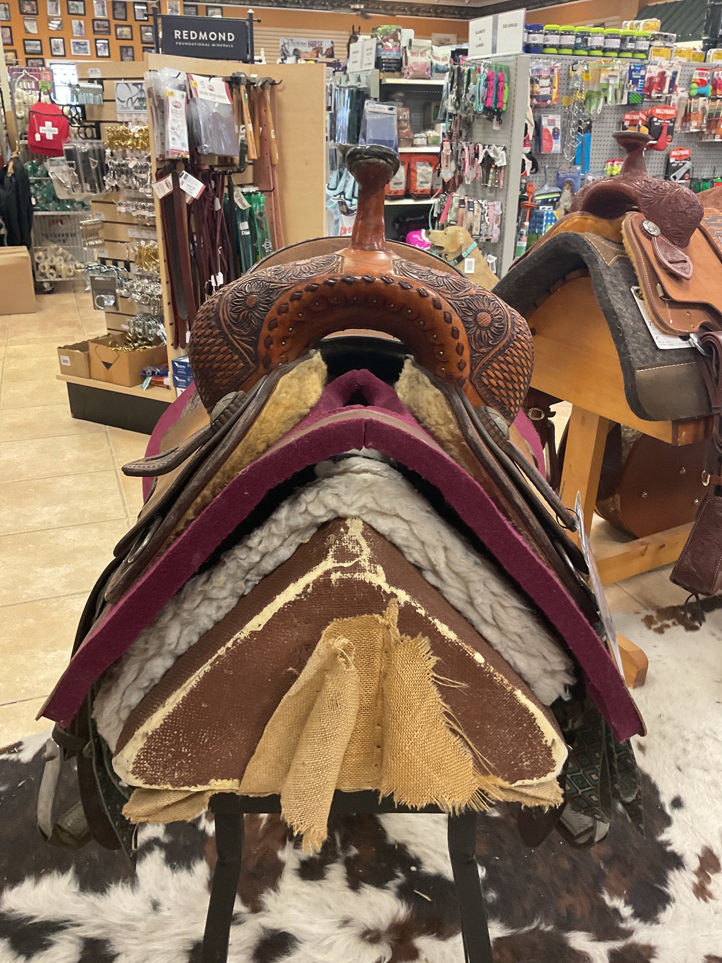 Used Trent Ward Platinum Barrel Saddle