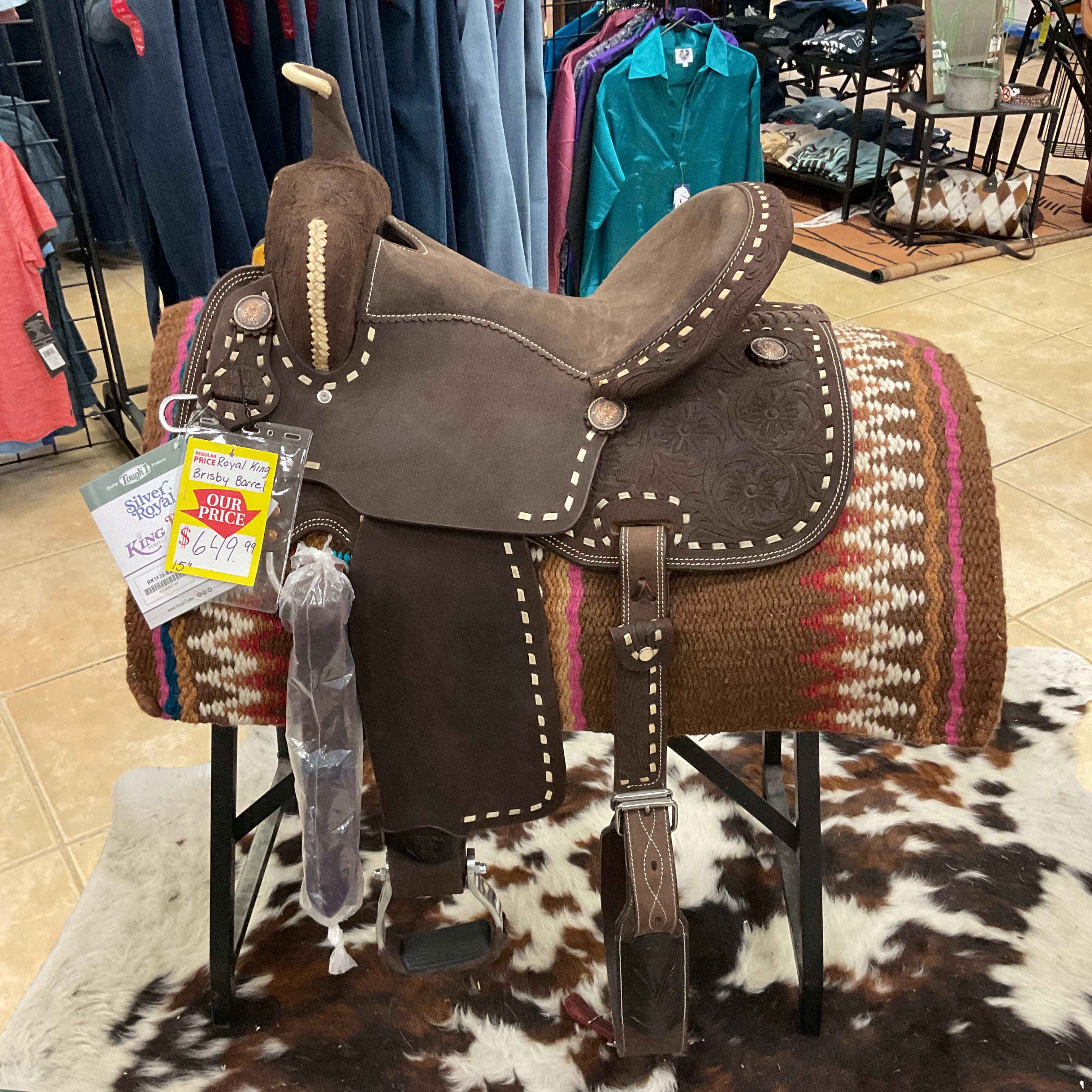 Royal King Brisby Barrel J & J Tack Shack