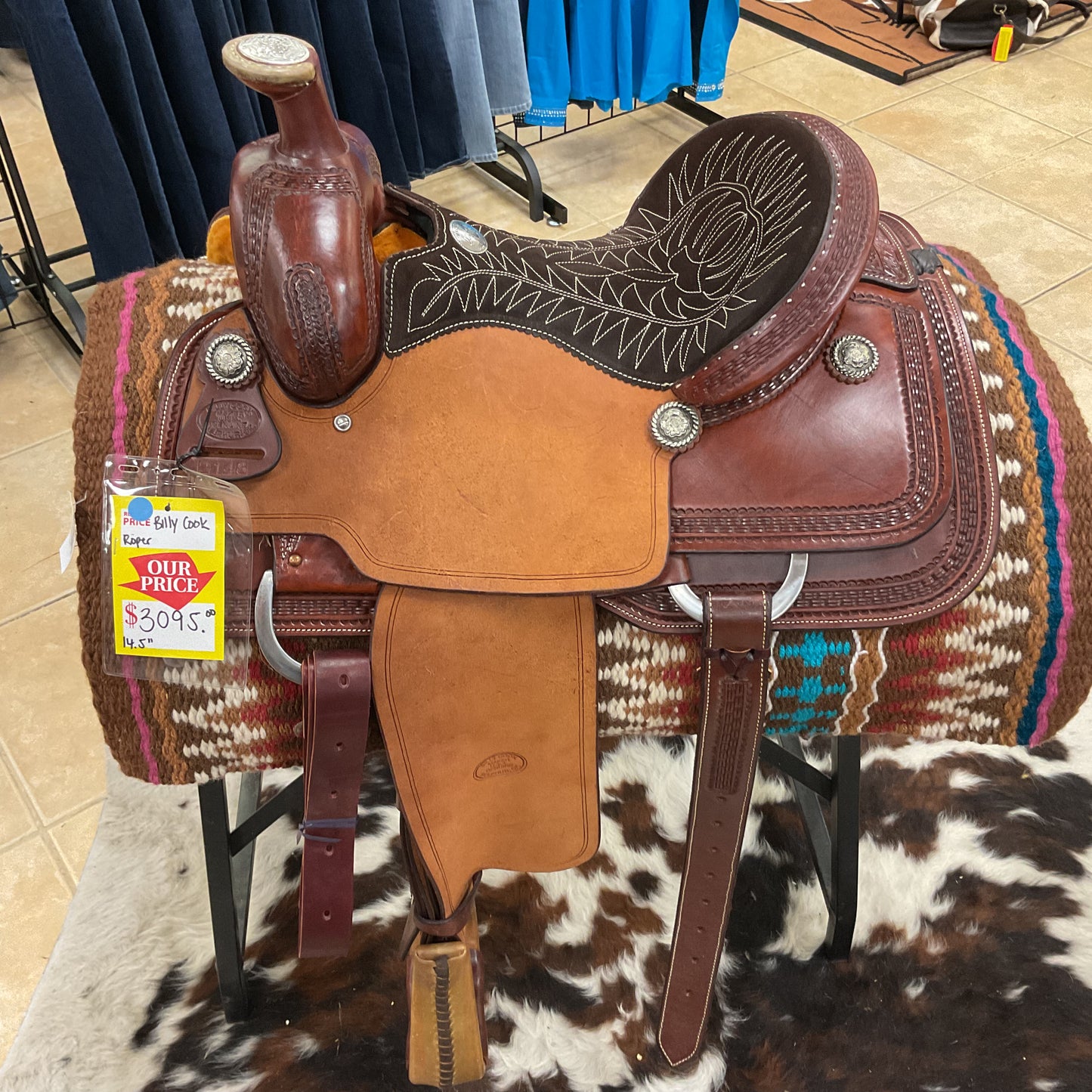 Billy Cook 1/2 Breed Roper