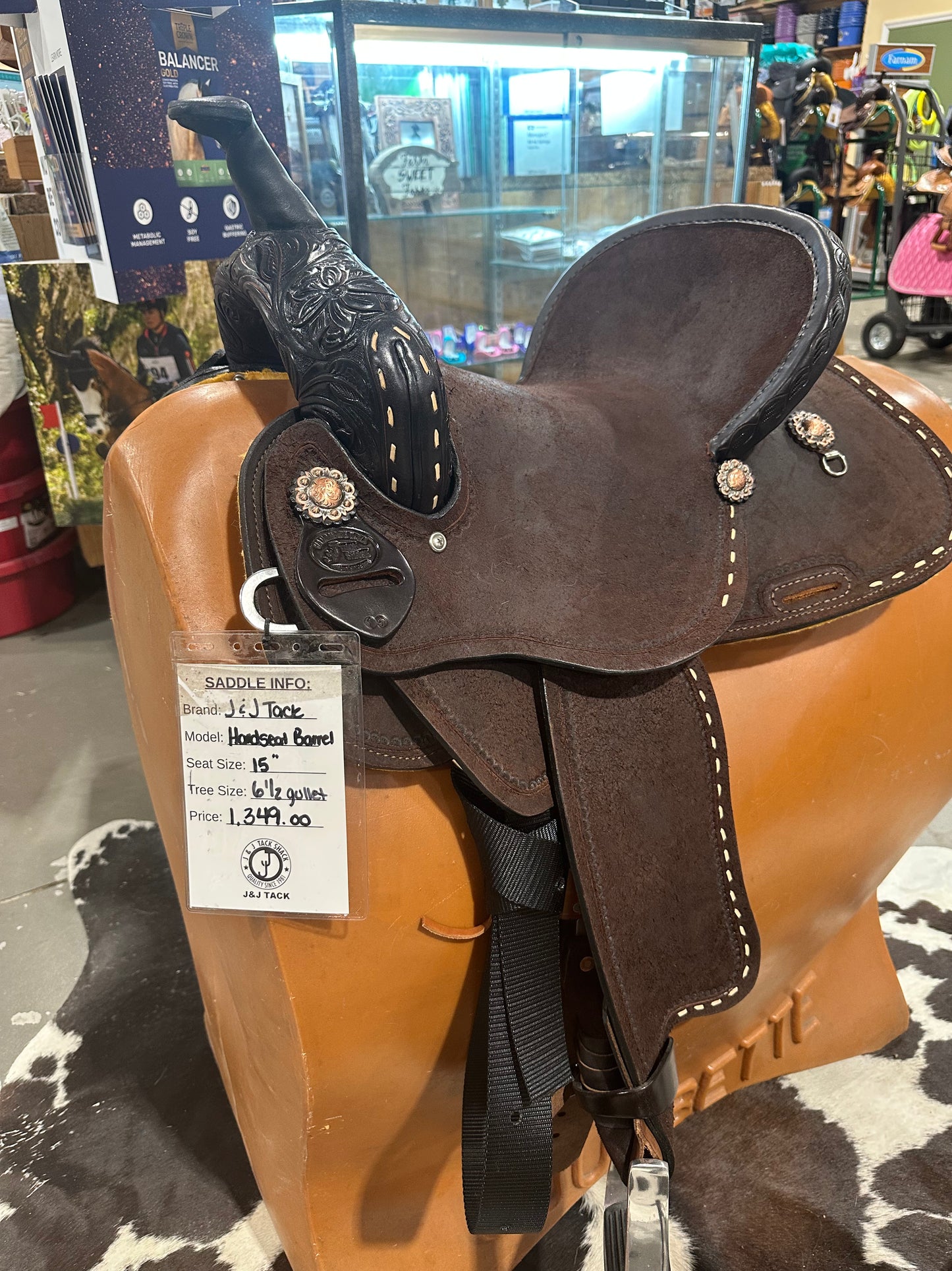 J&J Tack Hardseat Barrel