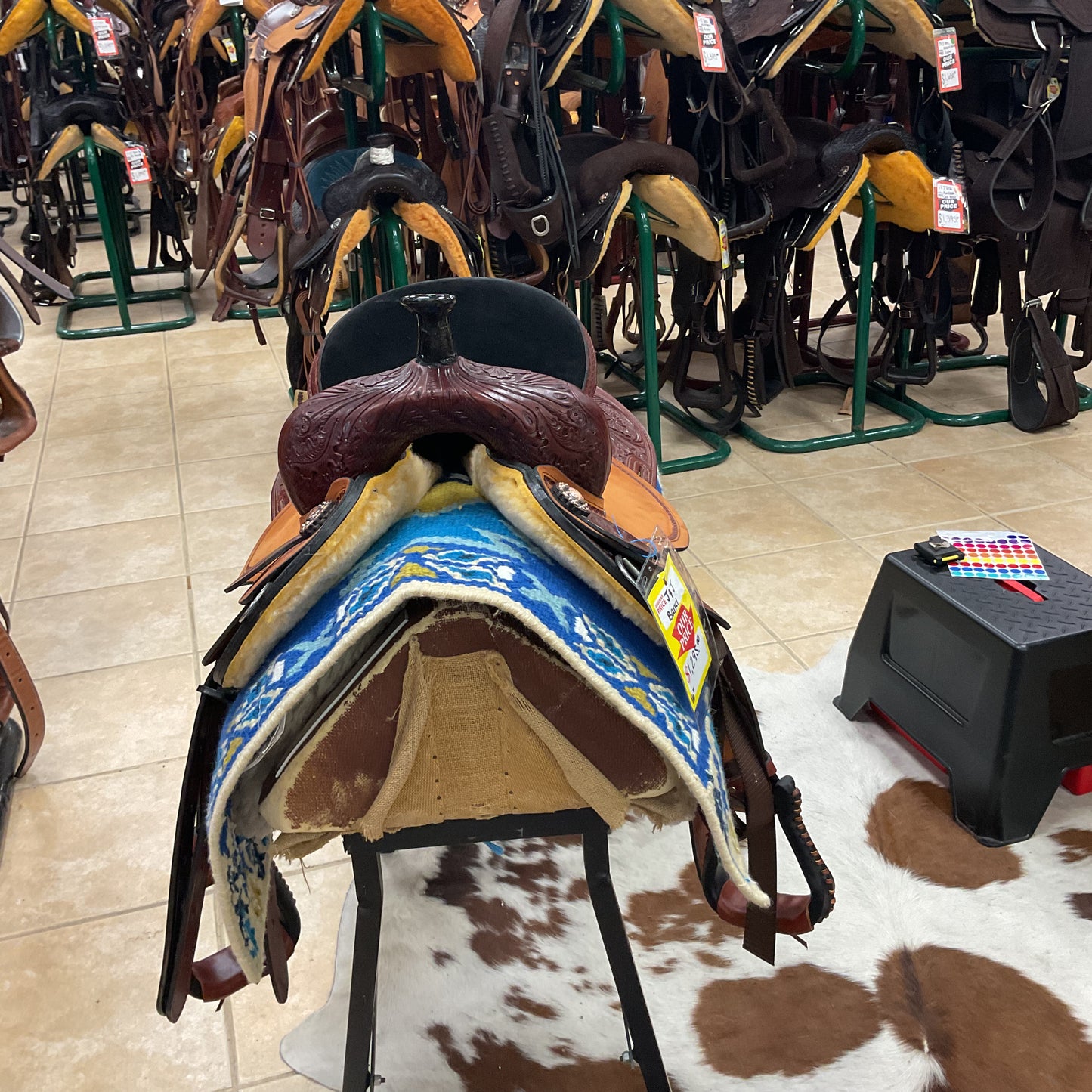 J & J barrel saddle