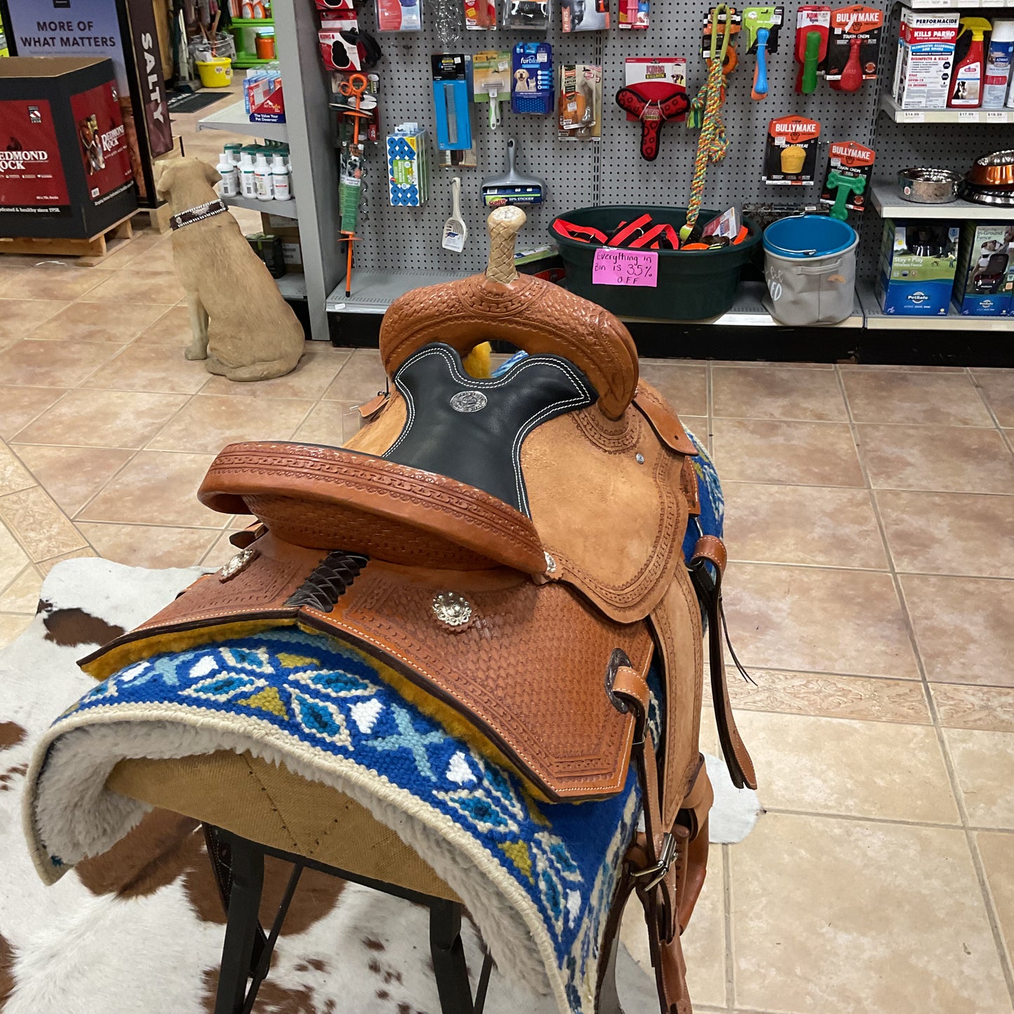 Longhorn cimmaron saddle