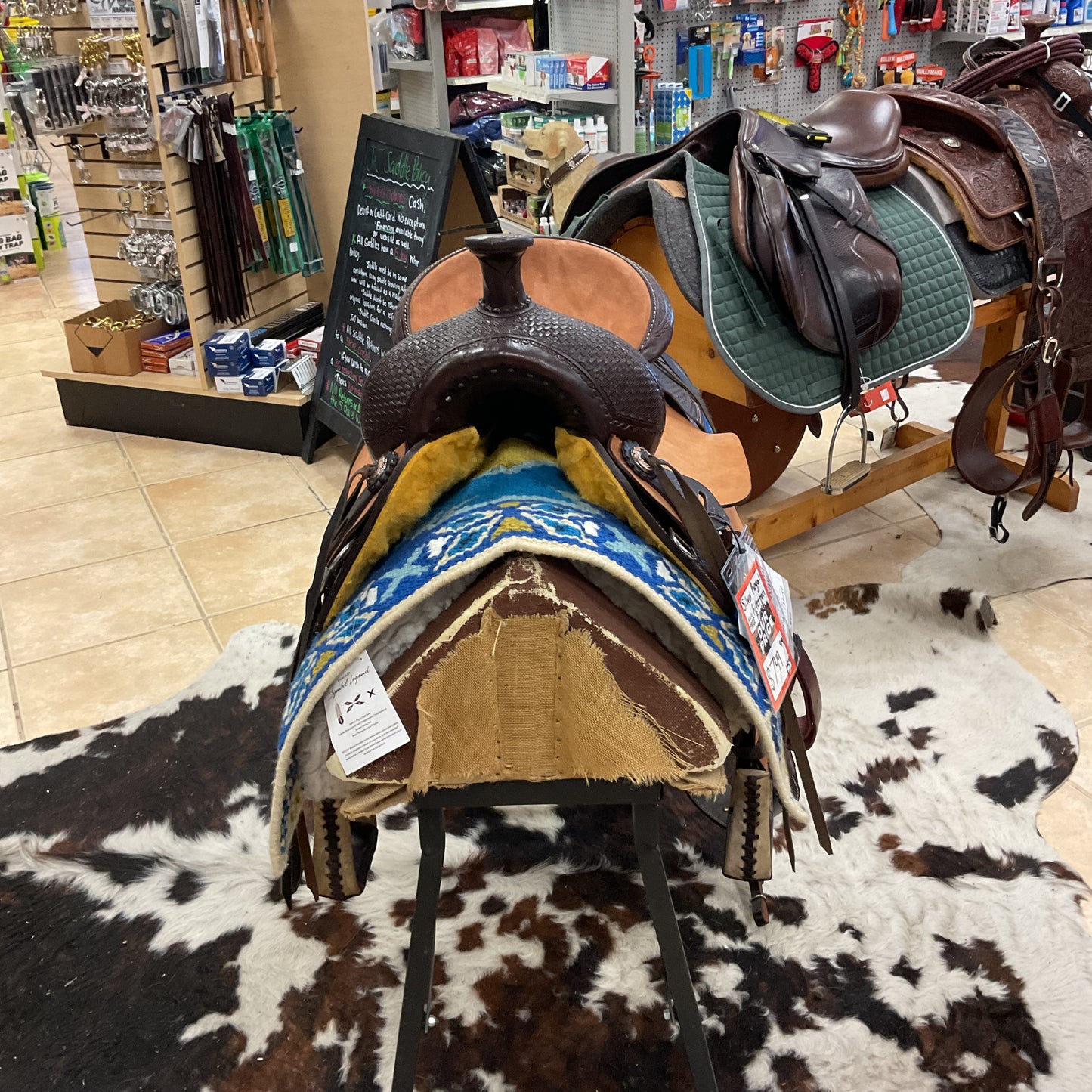Silver royal ranch saddle