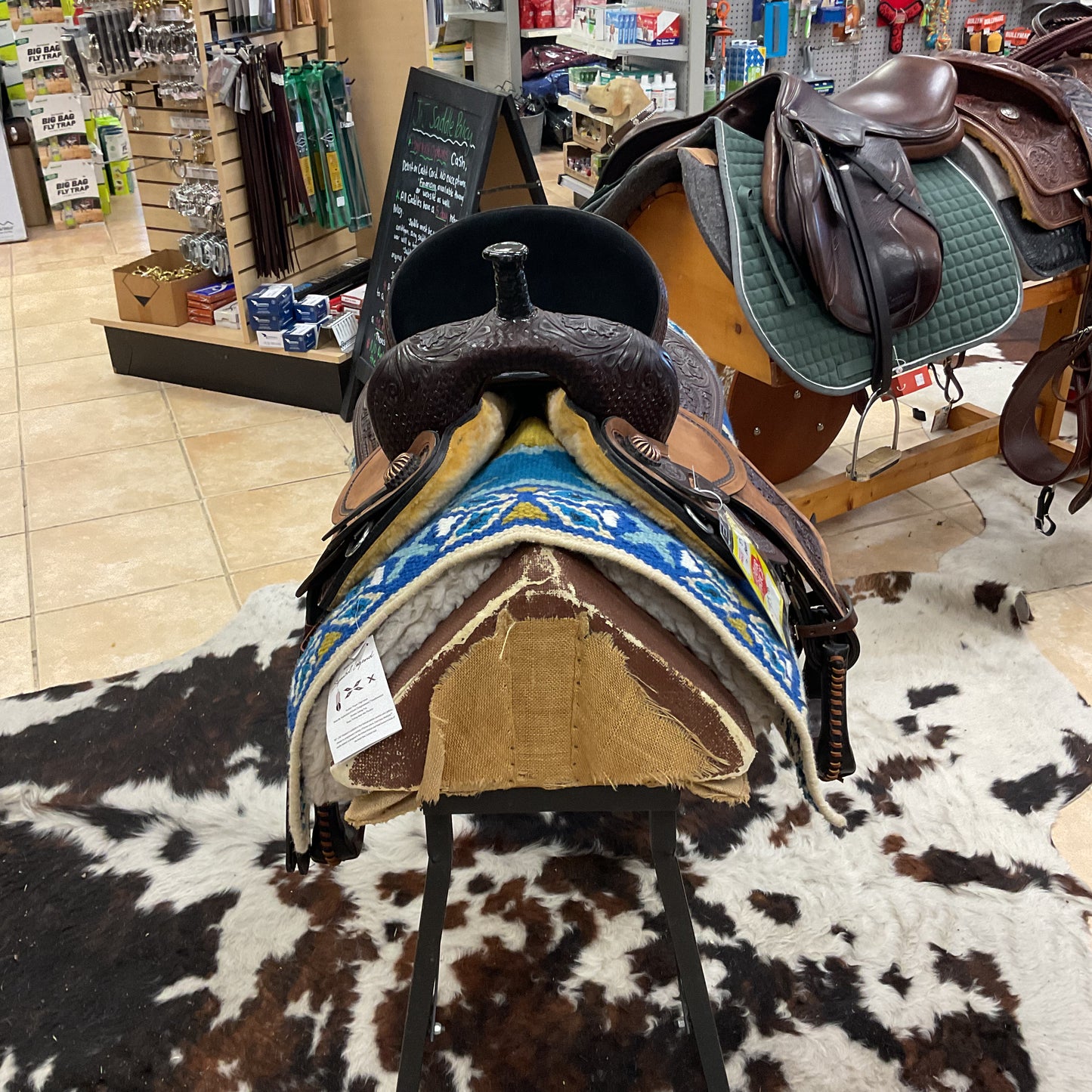 J & J barrel saddle