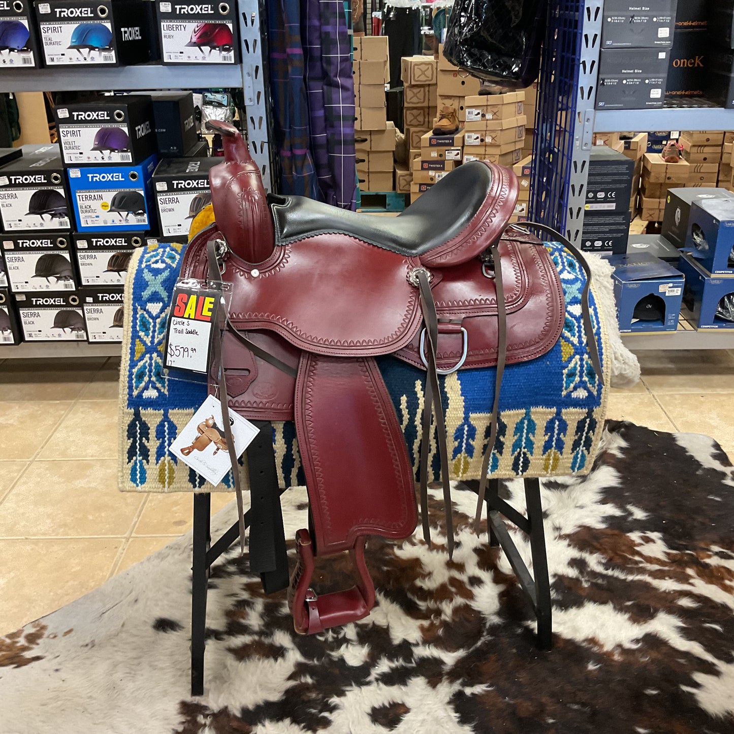 Circle S trail saddle