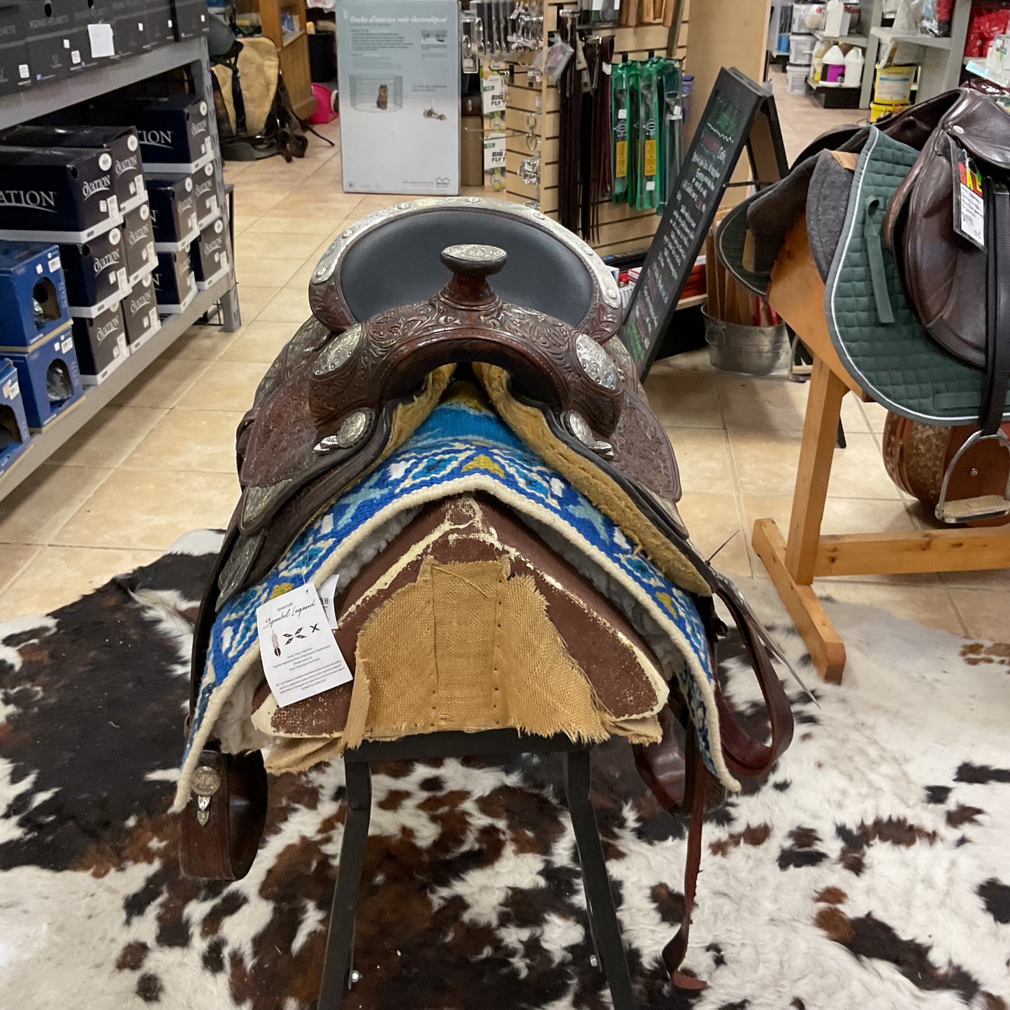 Used Dale Chavez show saddle