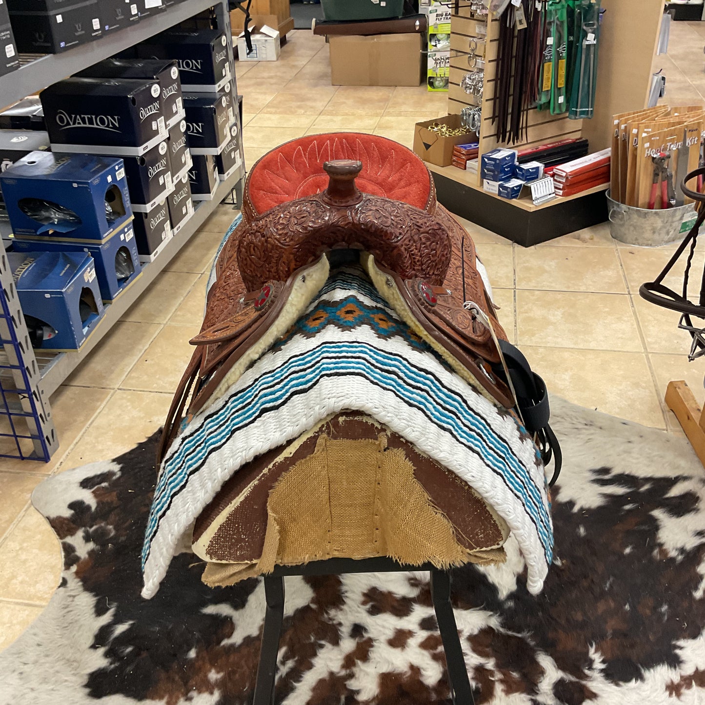 Youth Jerry begley barrel saddle