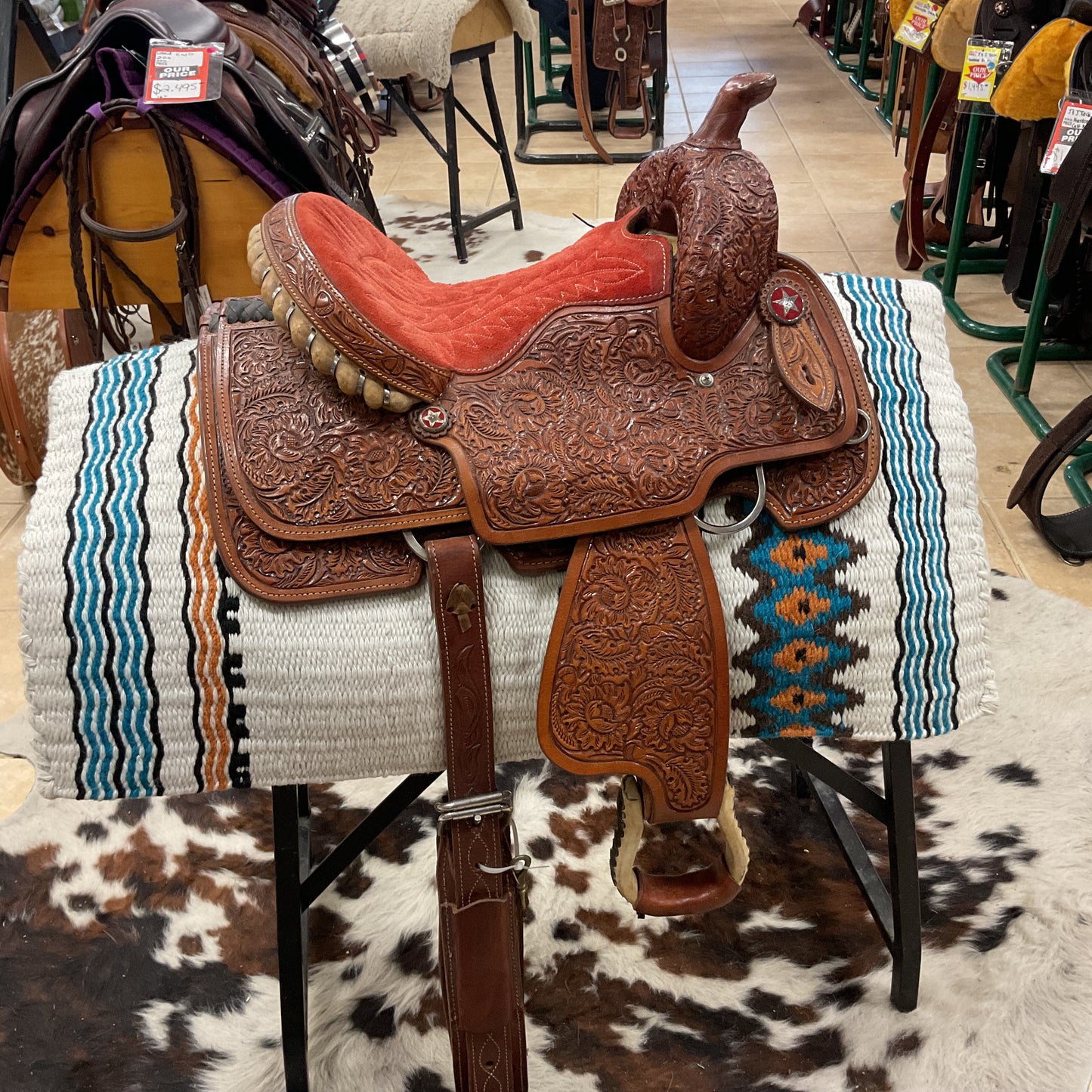 Youth Jerry begley barrel saddle