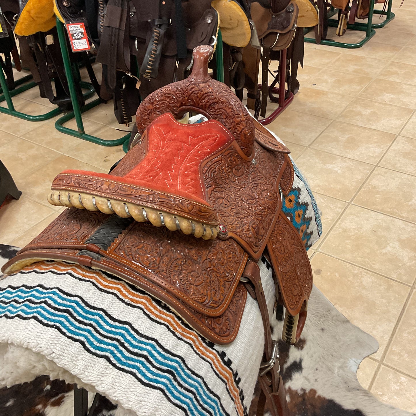 Youth Jerry begley barrel saddle