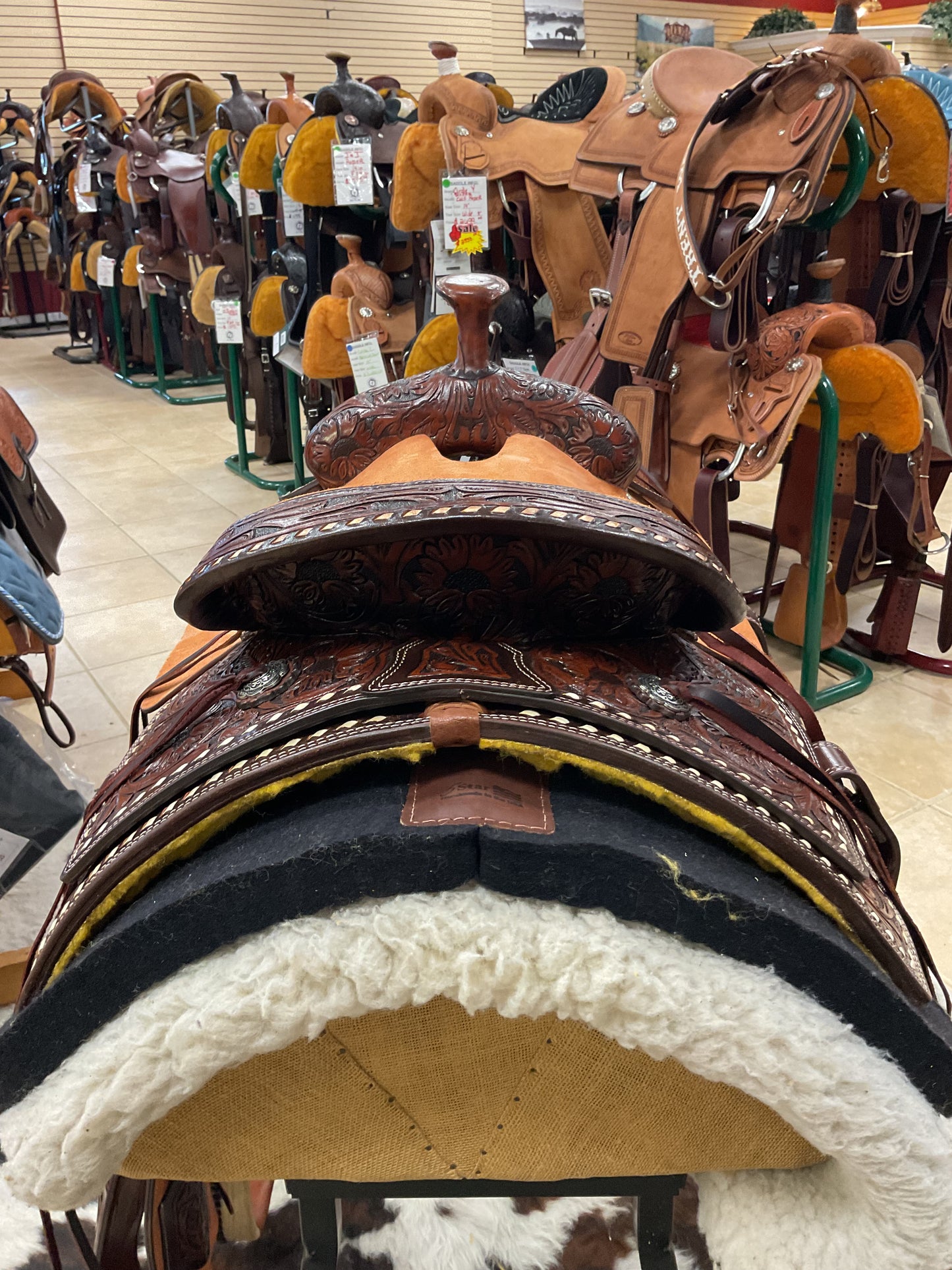 Silver Royal Roping Saddle