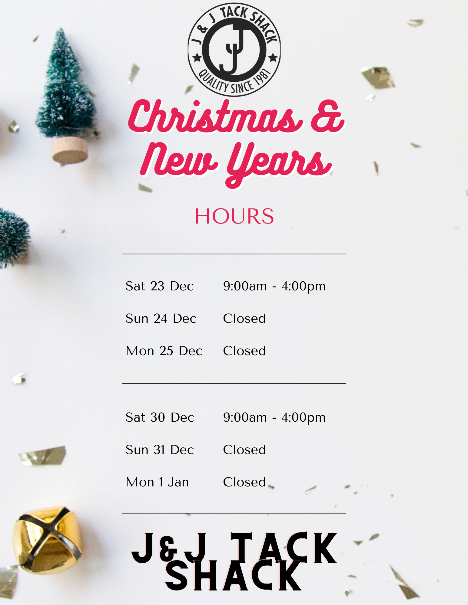 J & J Tack Shack J & J Tack Shack