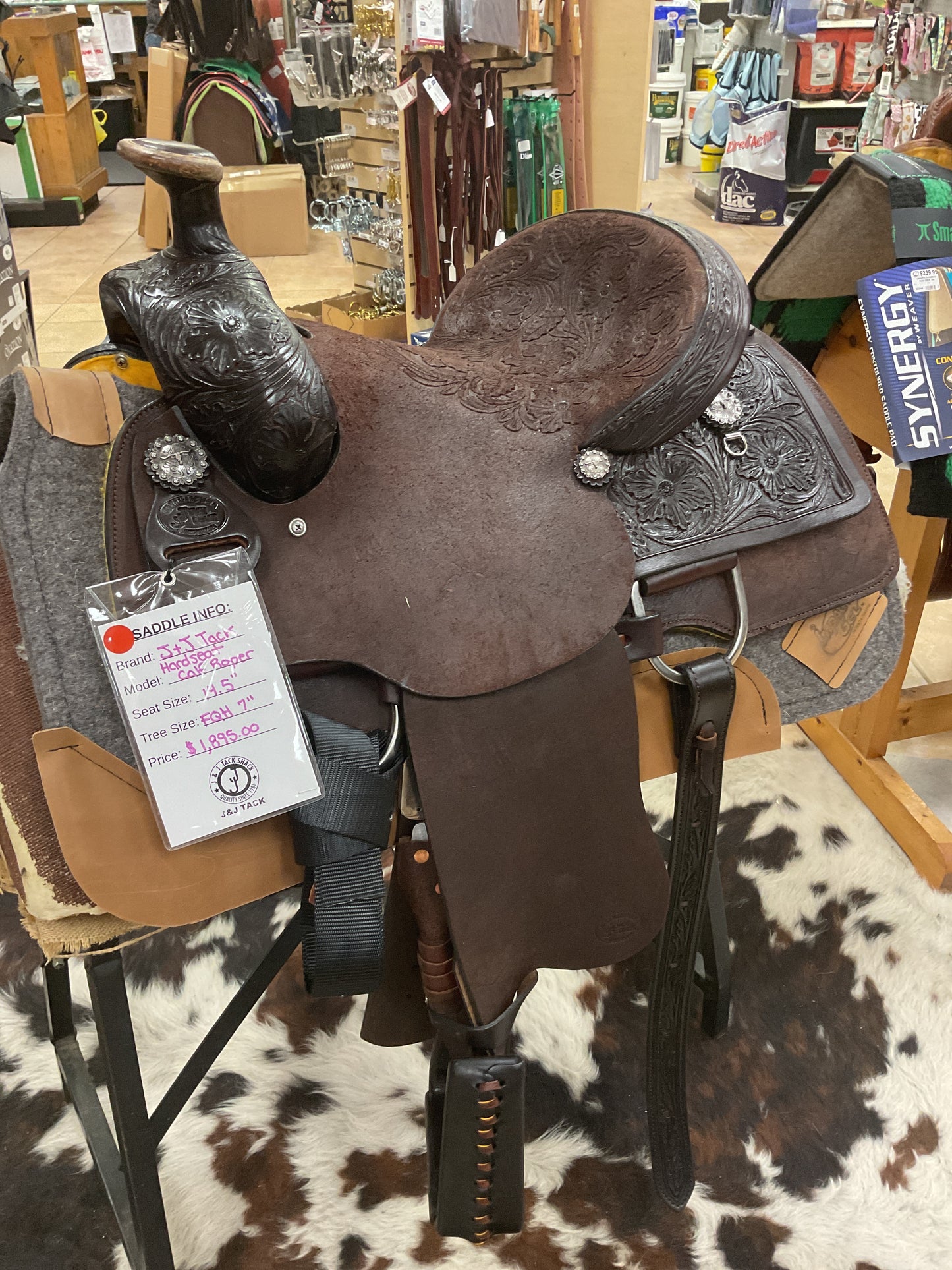 J&J Hardseat Calf Roper
