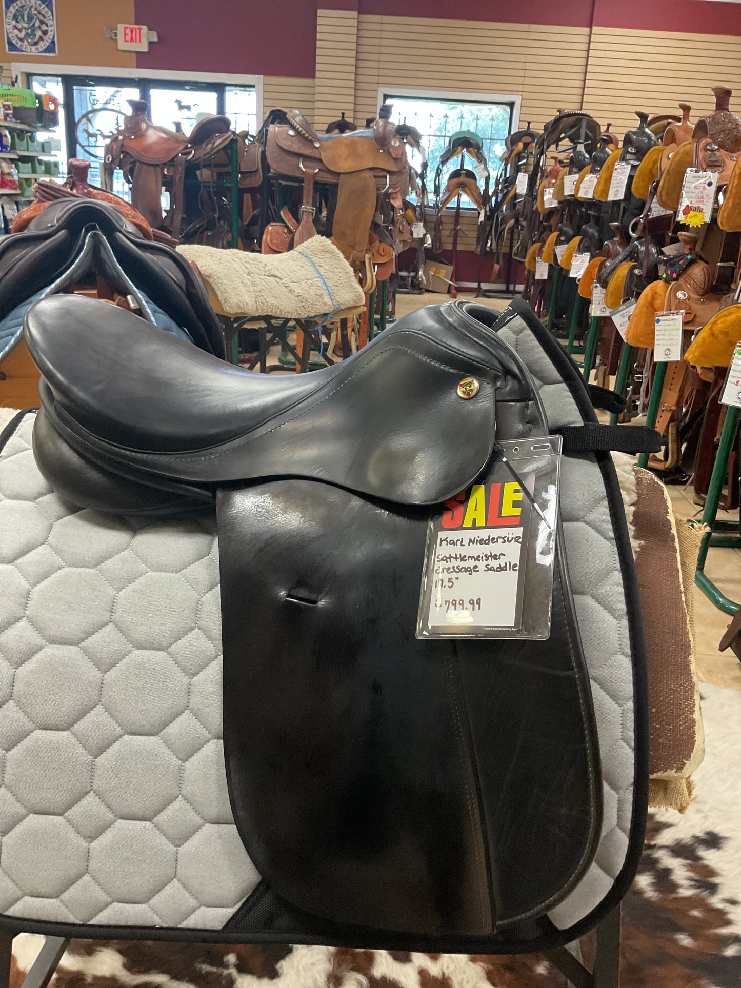 Used Karl Niedersur Sattlemeister Dressage Saddle