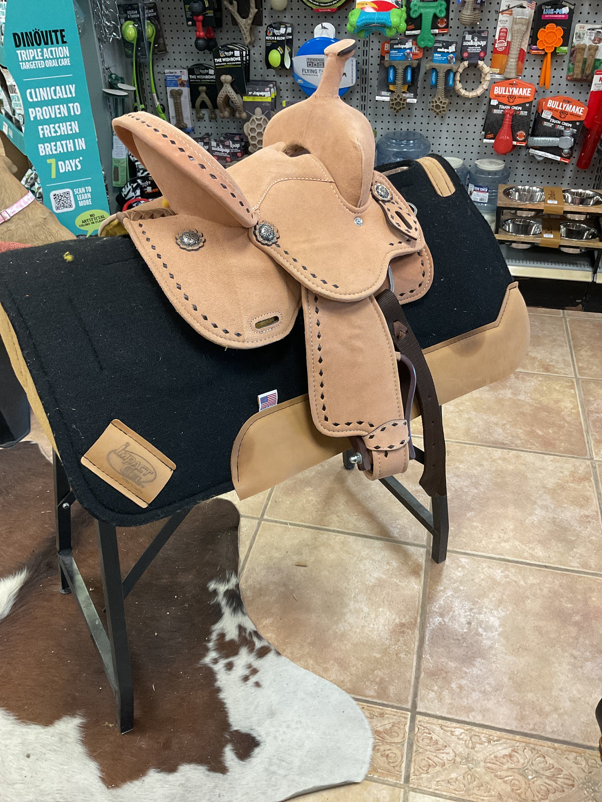 King barrel saddle
