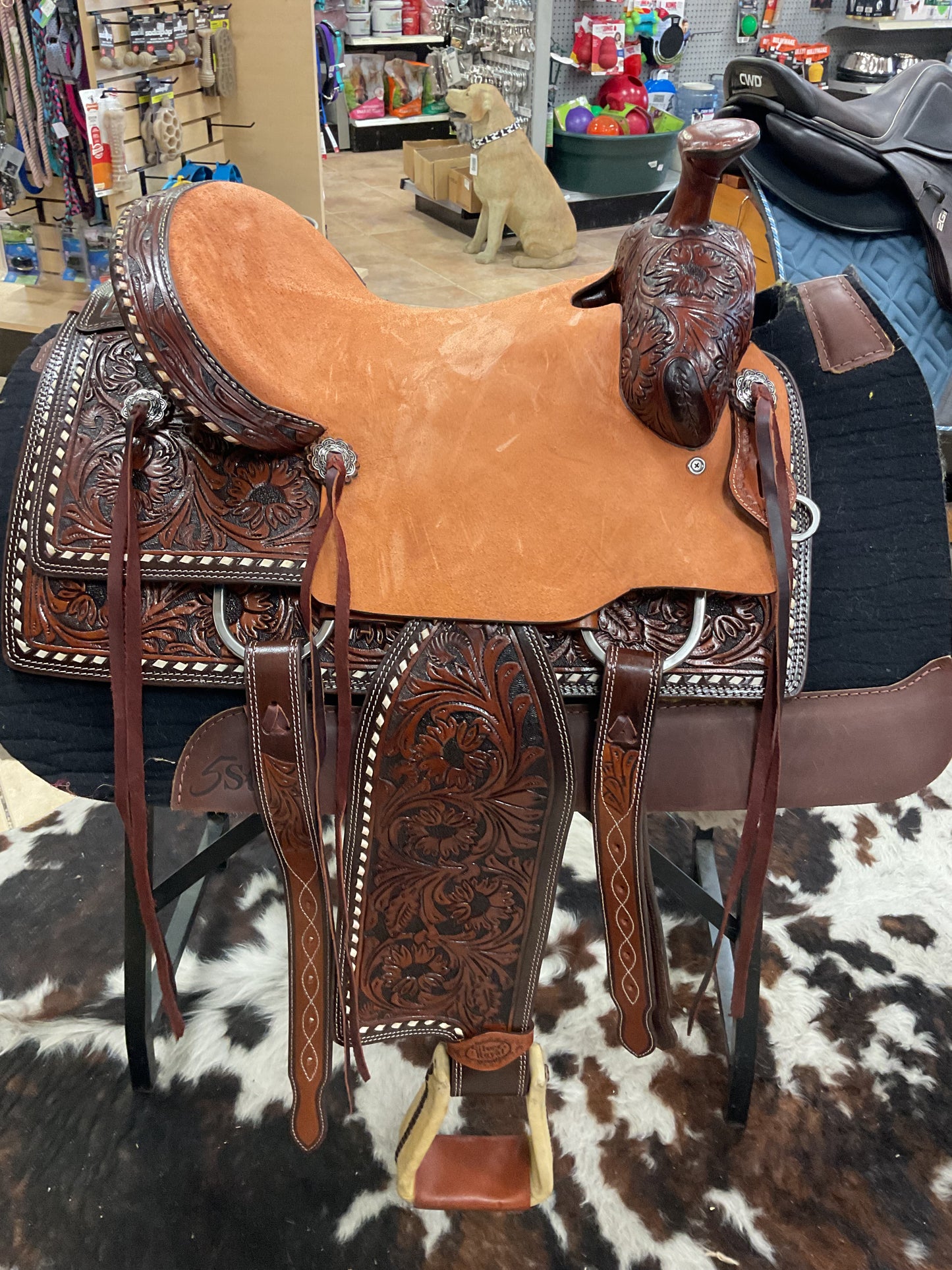 Silver Royal Roping Saddle