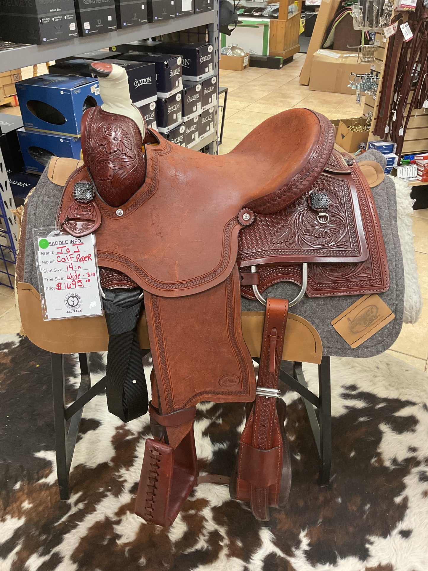 J&J Hardseat Calf Roper