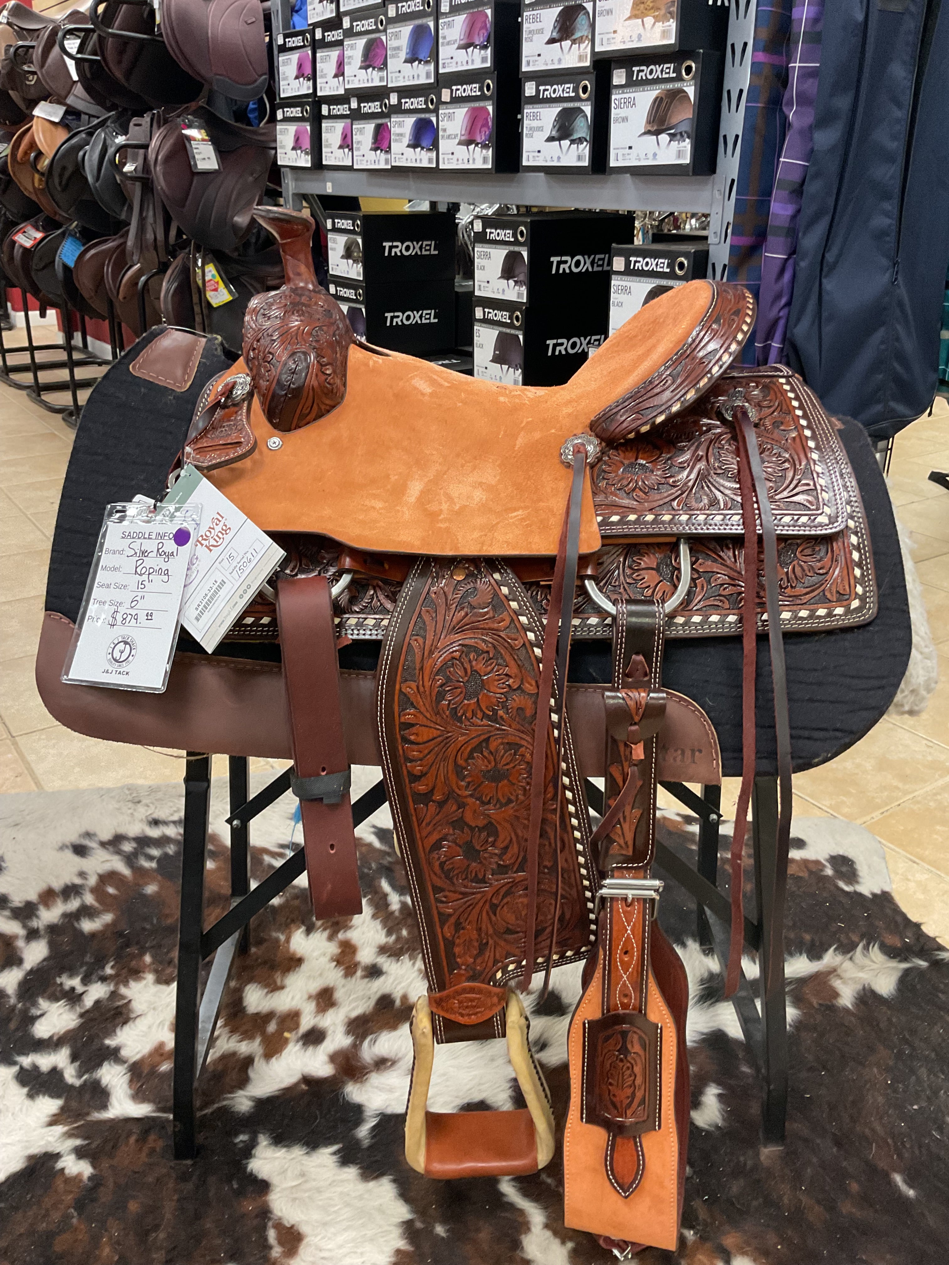 Silver Royal Roping Saddle – J & J Tack Shack