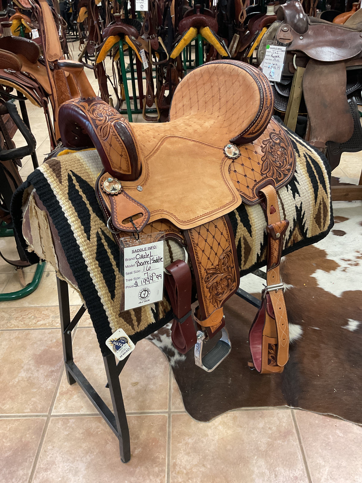 Circle L Barrel saddle