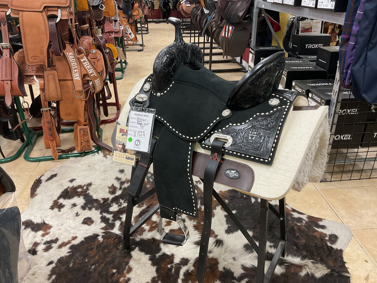 Hilason Barrel saddle
