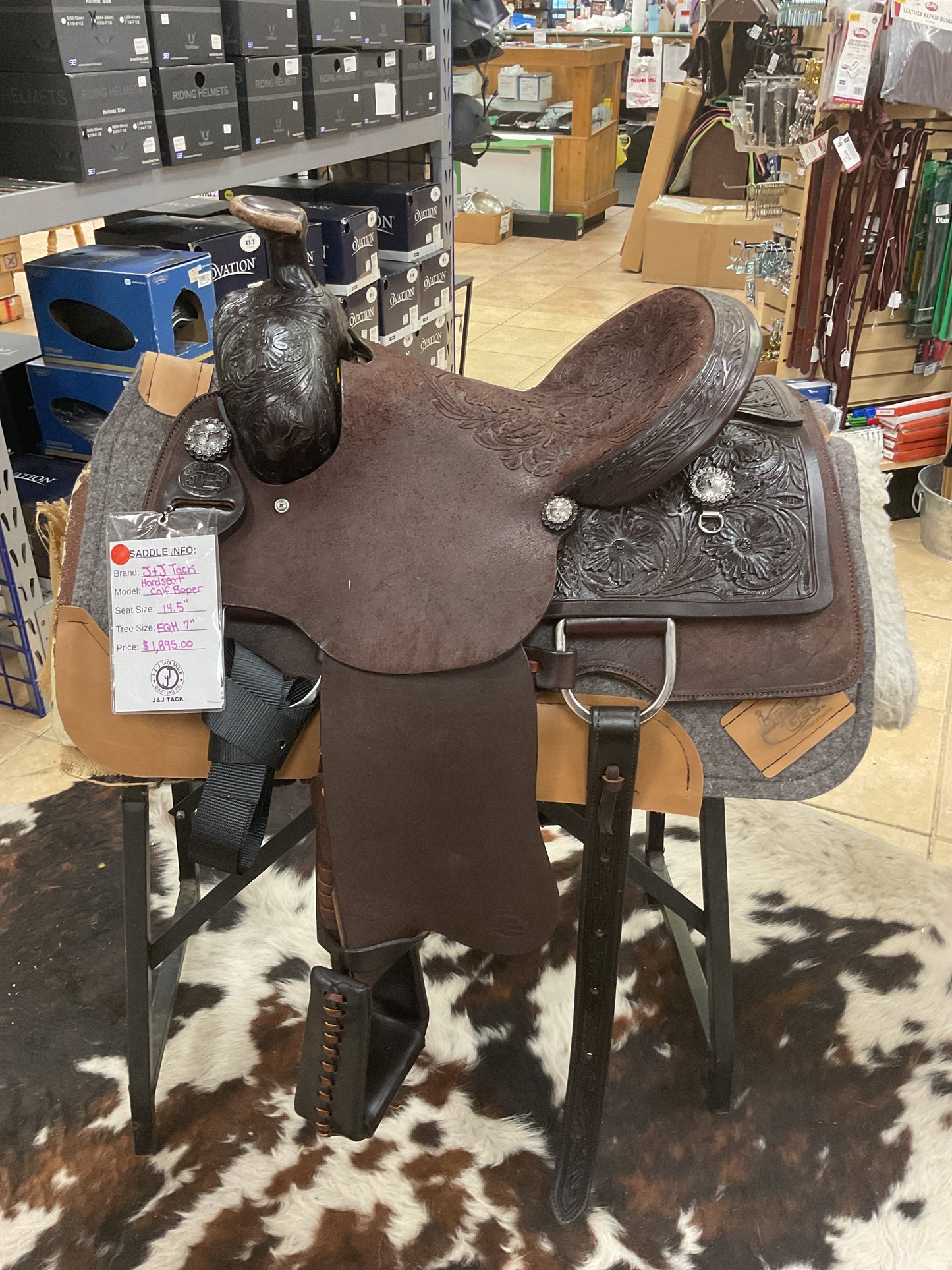J&J Hardseat Calf Roper