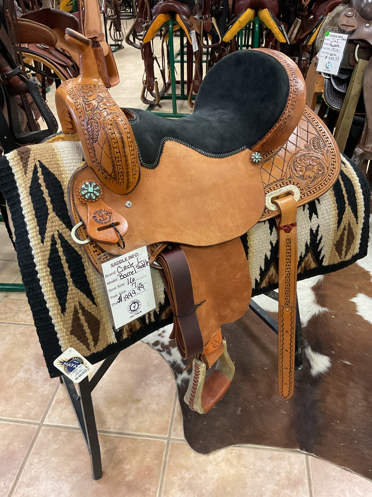 Circle L Barrel Saddle