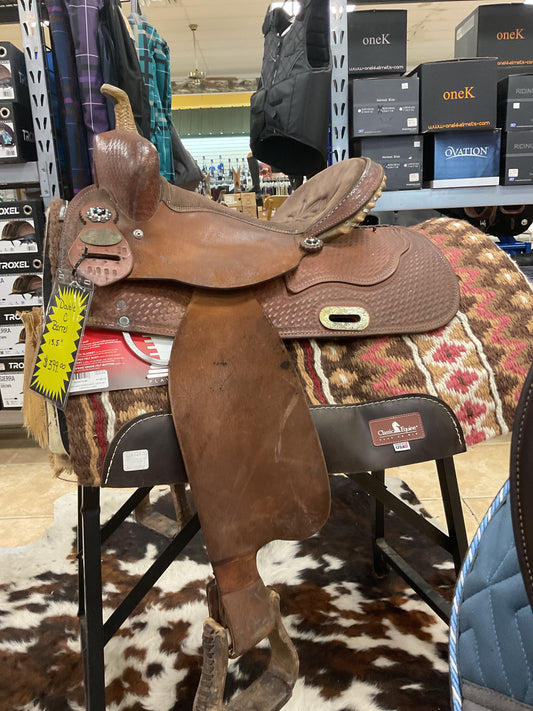 USED Double C Barrel Saddle
