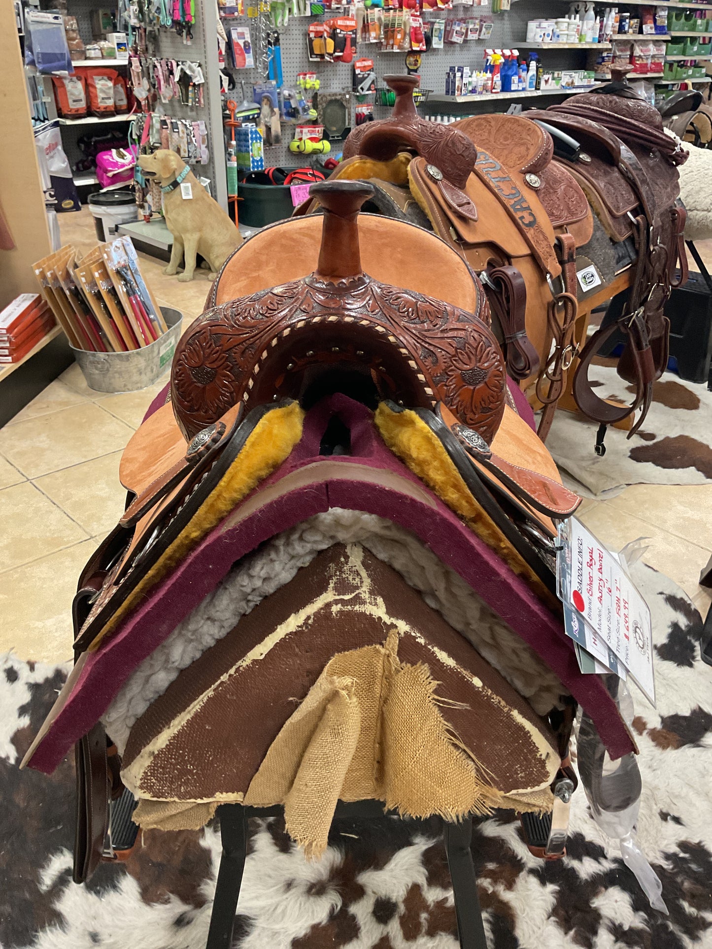 Silver Royal Autry Barrel Saddle