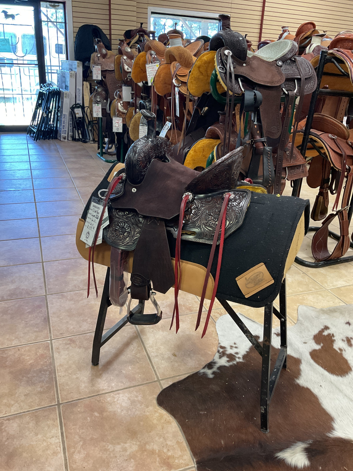 Silver Royal Barrel saddle