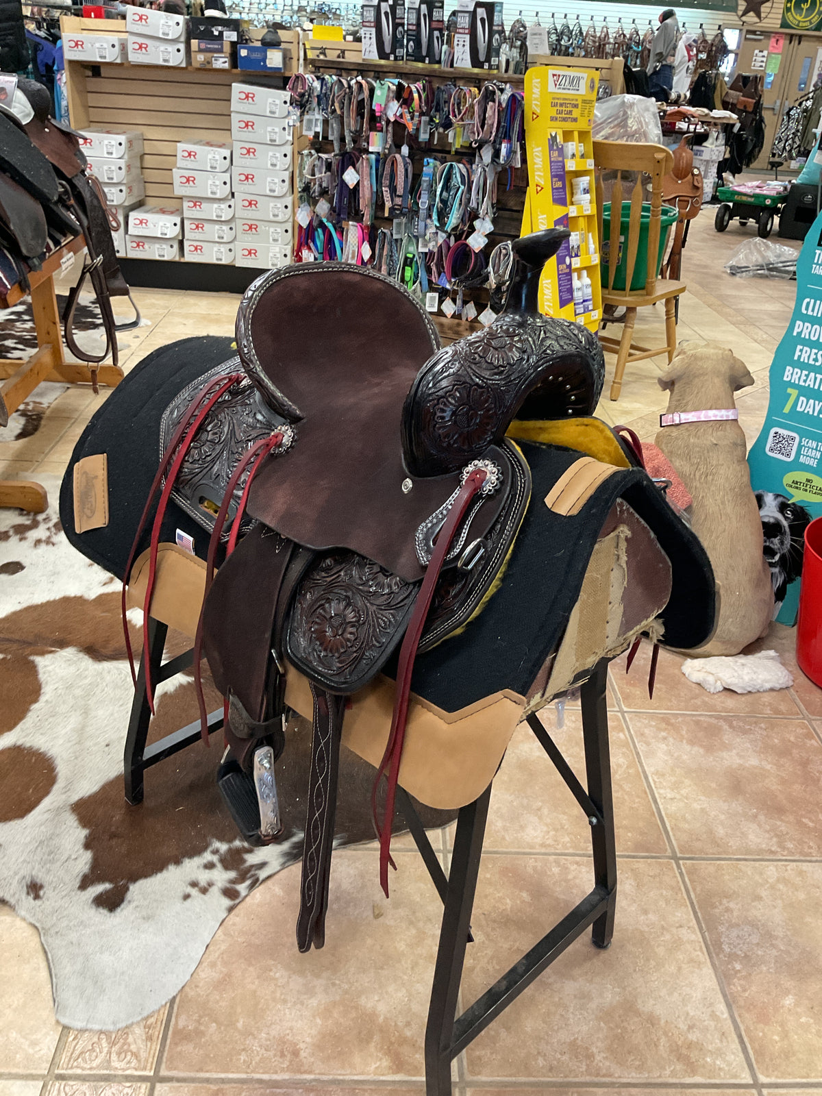 Silver Royal Barrel saddle