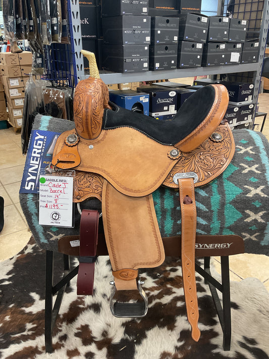 Circle J Barrel Saddle