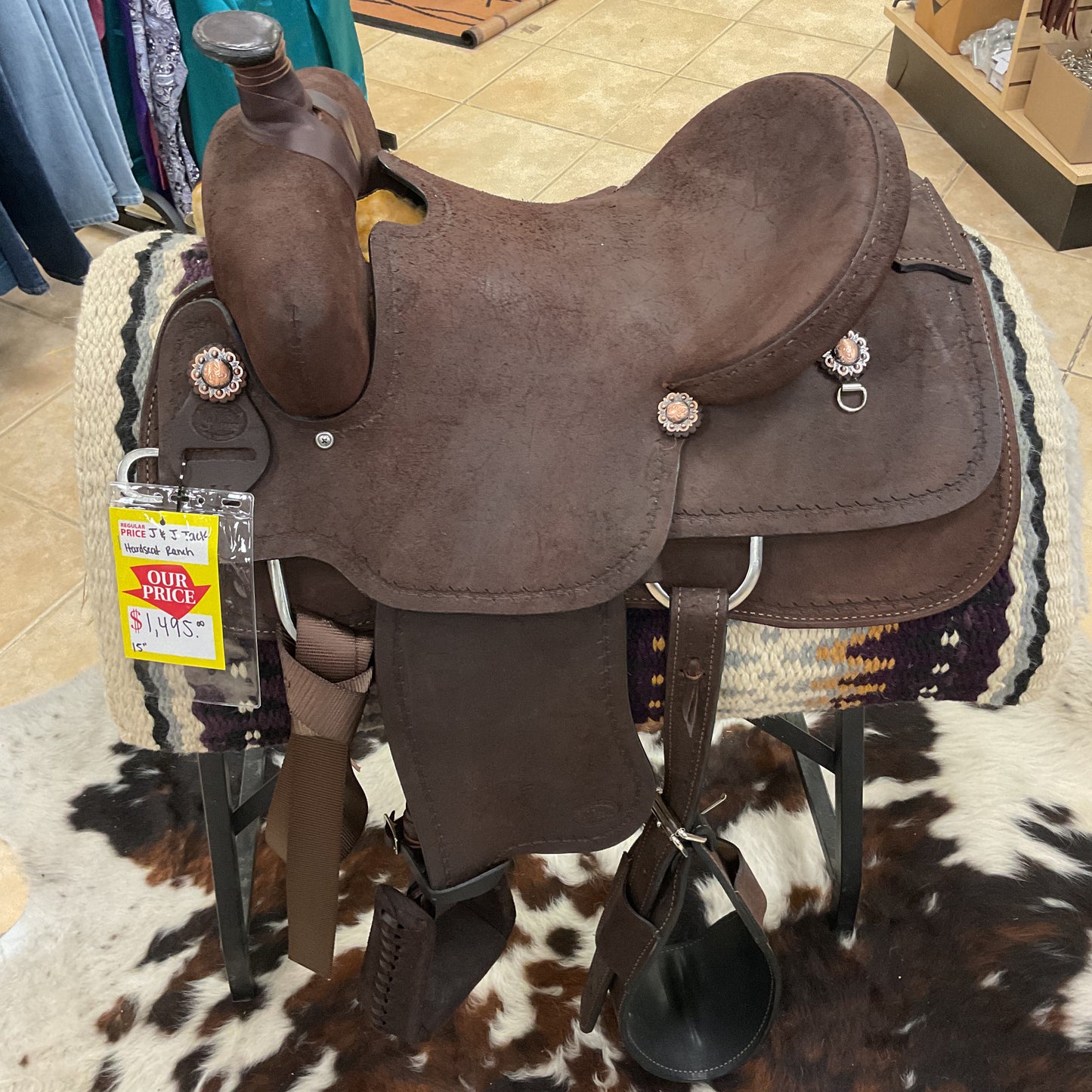 J&J Tack Hardseat Ranch Roper