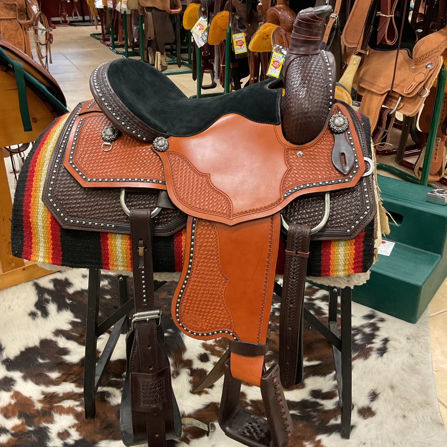 J&J Tack Two Tone Roper