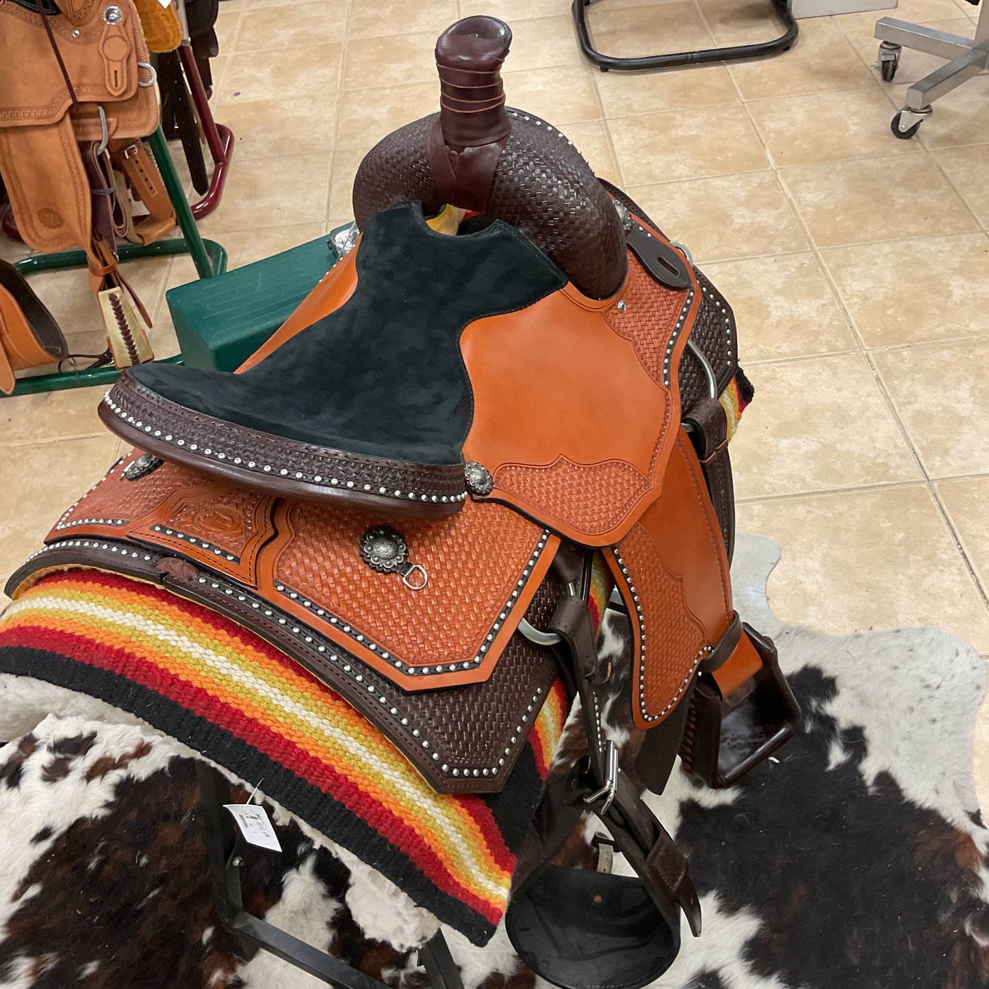 J&J Tack Two Tone Roper