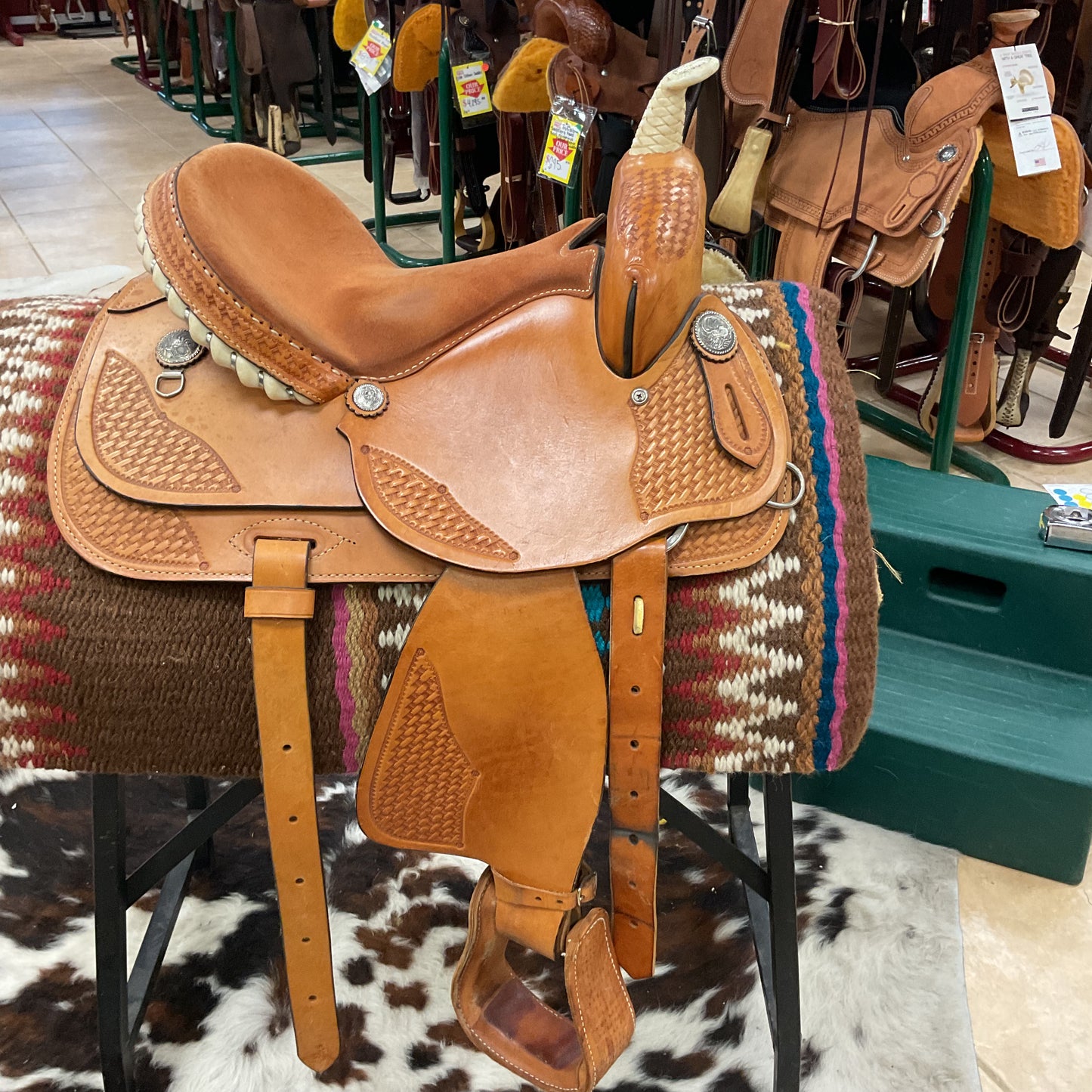 Lightly Used Barrel Saddle