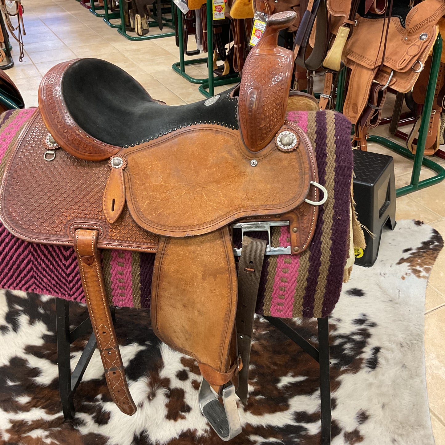 Used Sherry Cervi Martin Barrel Saddle