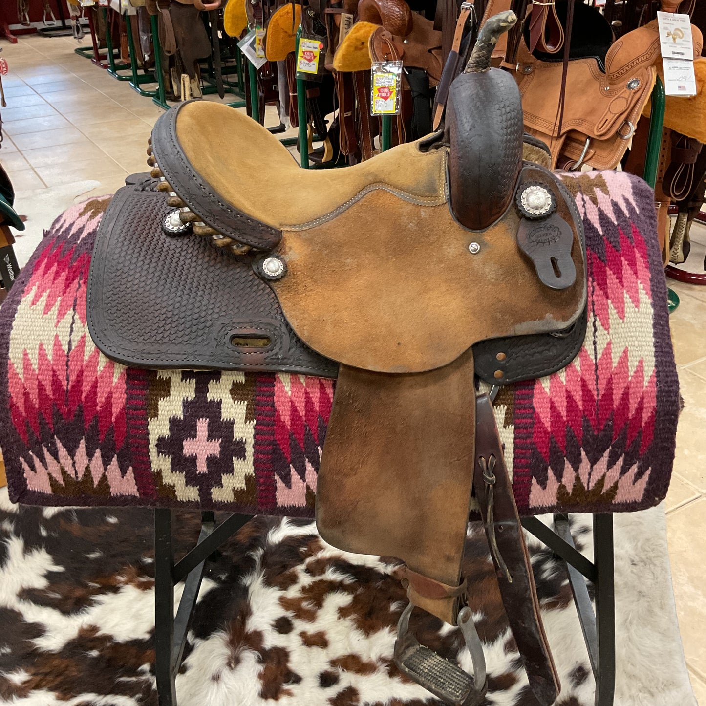 Charlie Ridley Barrel Saddle