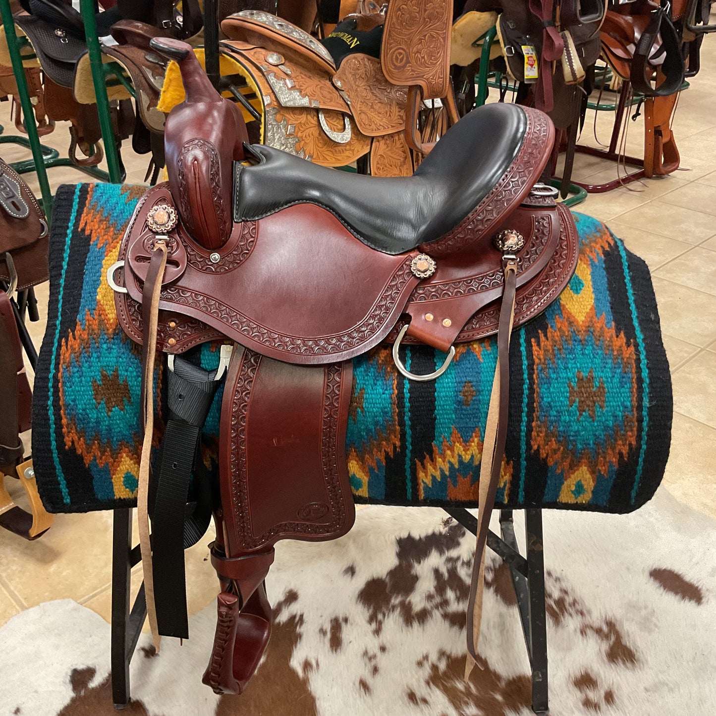 J & J Tack Burgundy Trail