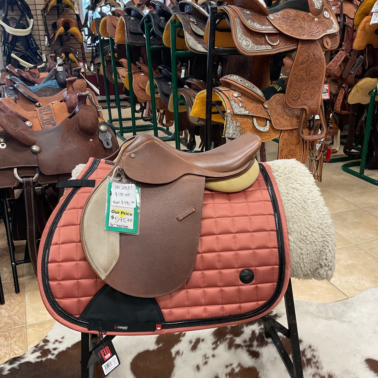 Used intercollegiate all purpose saddle