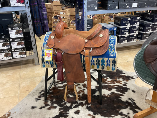 Used saddle king cow horse saddle