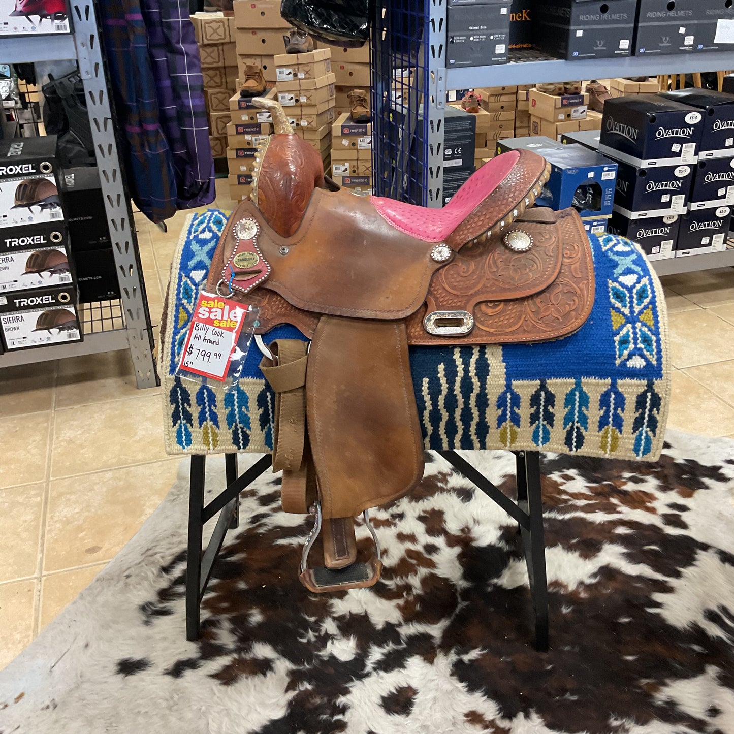 Used Billy cook all around saddle