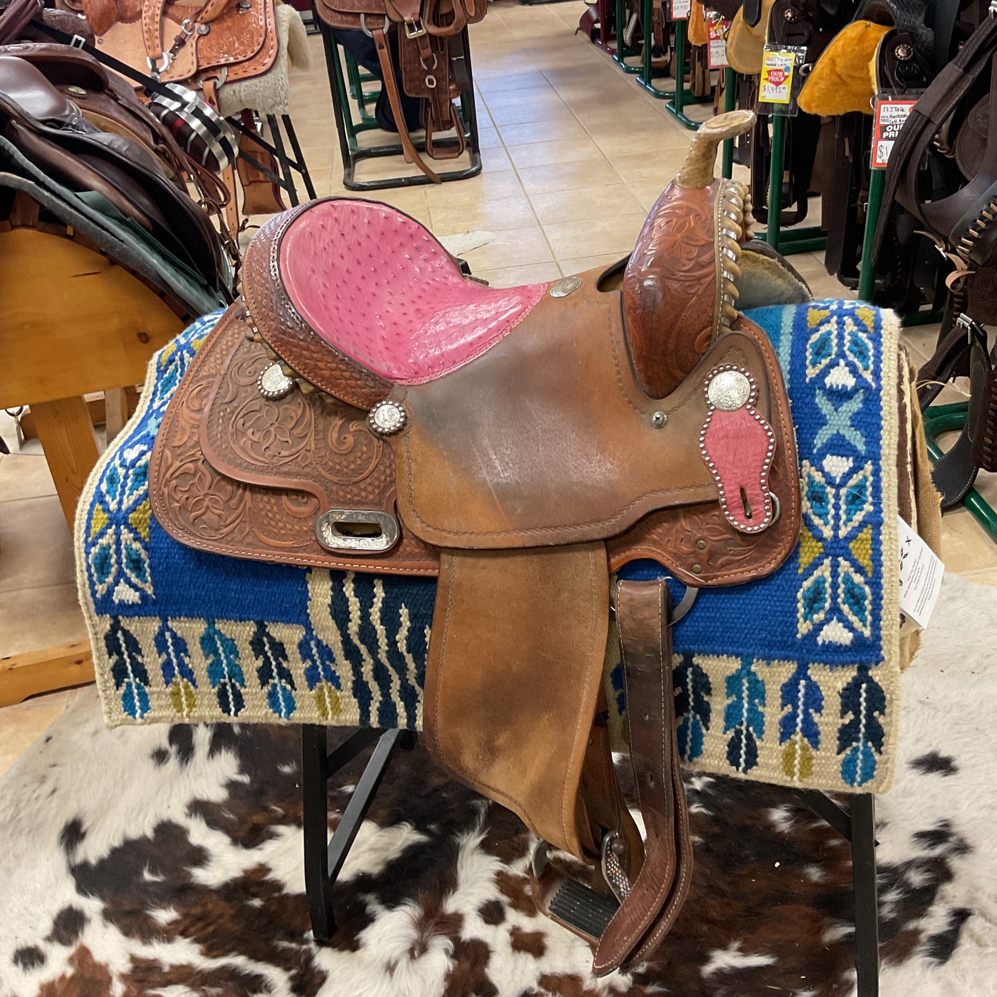 Used Billy cook all around saddle